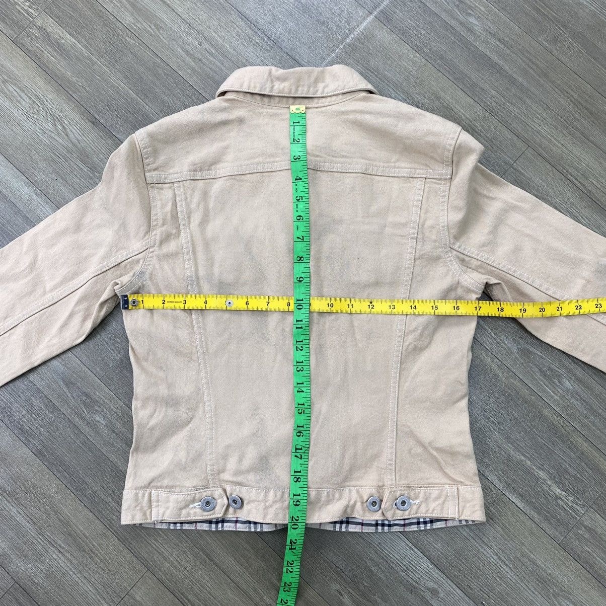 Burberry Vintage Burberry London Nova Check Beige Denim Jacket Luxury Size US S / EU 44-46 / 1 - 25 Thumbnail