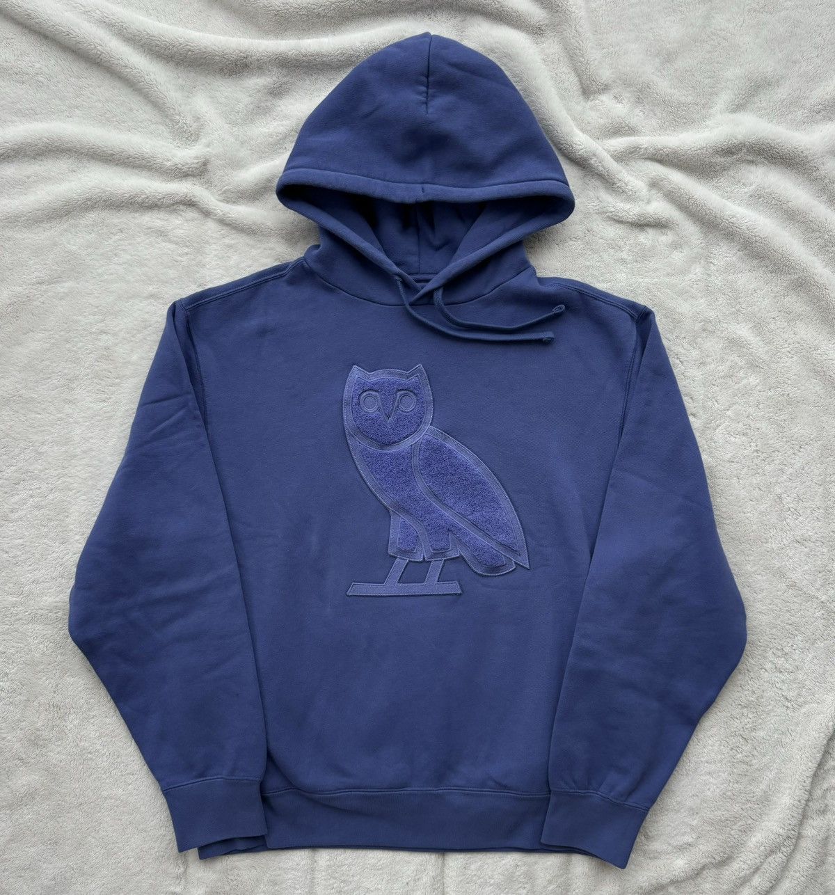 October's Very Own OVO Marlin Blue Chenille OG Owl Hoodie Size US M / EU 48-50 / 2 - 1 Thumbnail