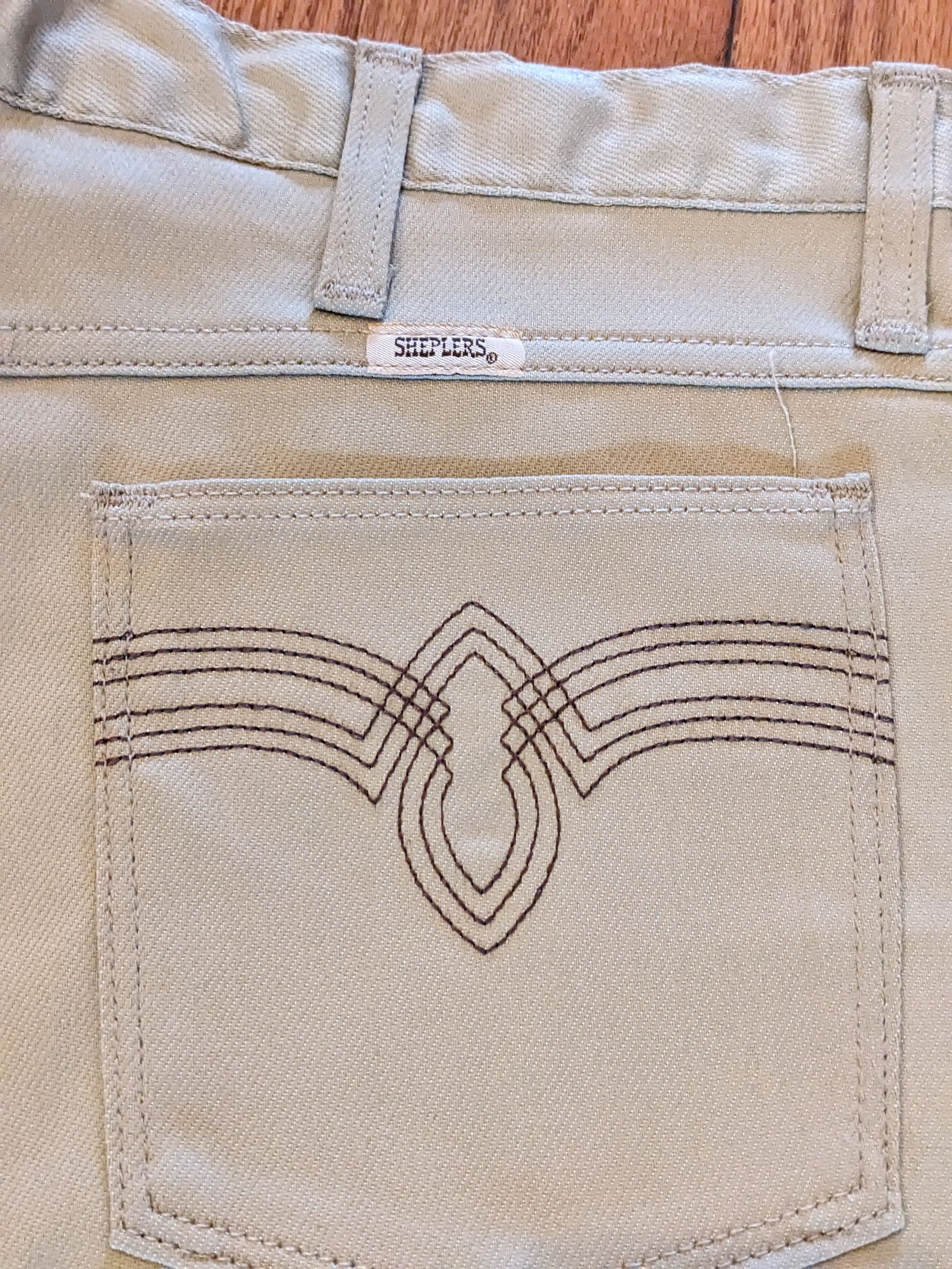 Vintage Vintage 90s Sheplers Western 34x30 Tan Pants Size US 34 / EU 50 - 2 Thumbnail