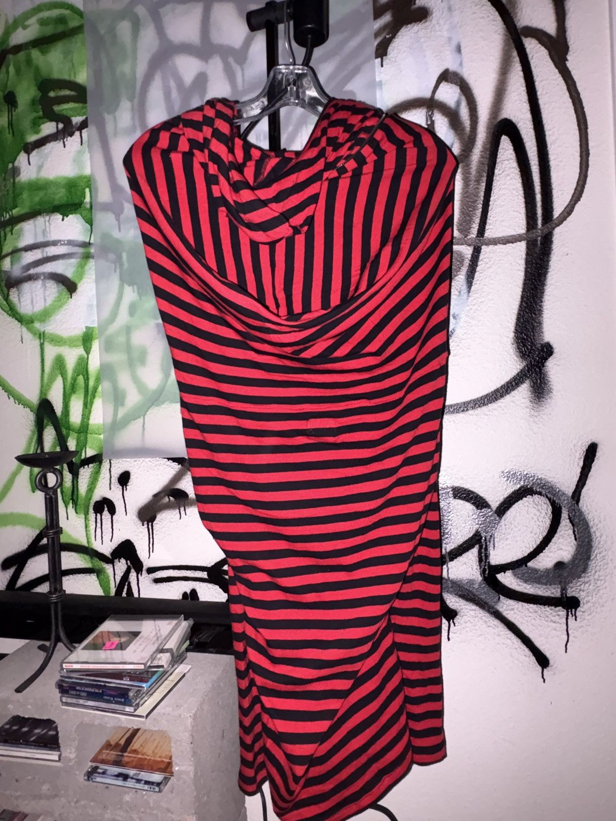 20471120 Hyoma 20471120 striped full zip transformable hoodie/dress Size S / US 4 / IT 40 - 4 Thumbnail