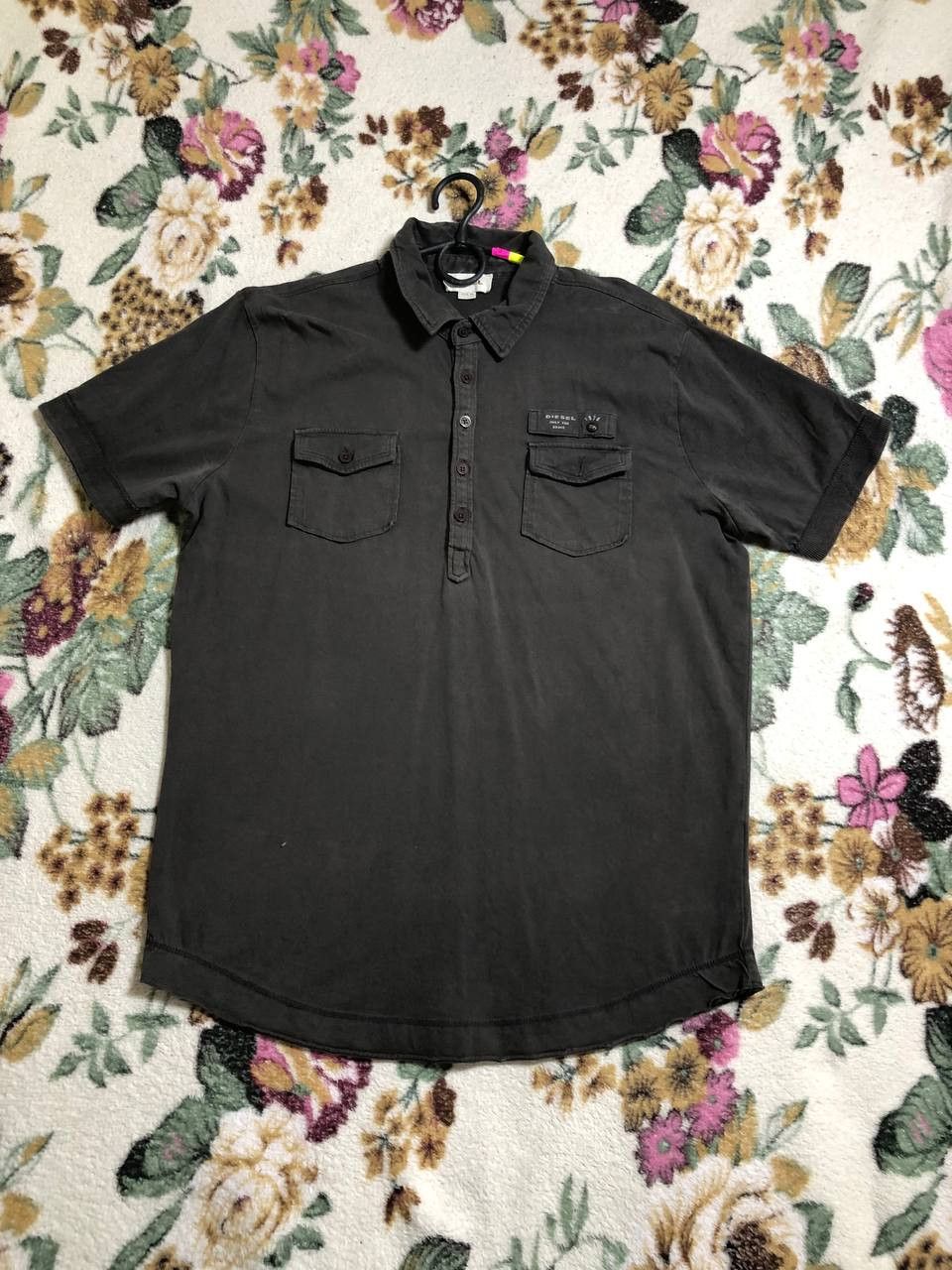 Diesel Men's Diesel T-Maya-RS Jersey Polo Shirt Chest Pockets Size US XL / EU 56 / 4 - 4 Thumbnail