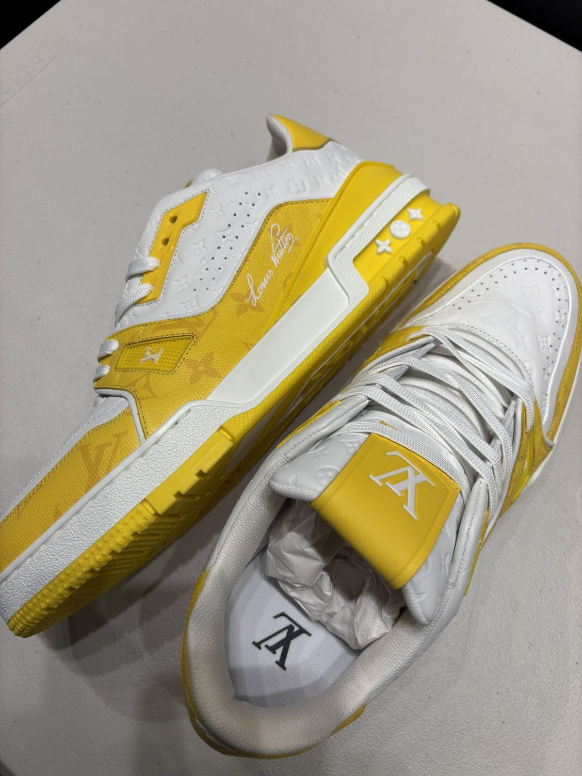 Louis Vuitton Louis Vuitton Yellow 54 Trainers Size US 10 / EU 43 - 10 Thumbnail