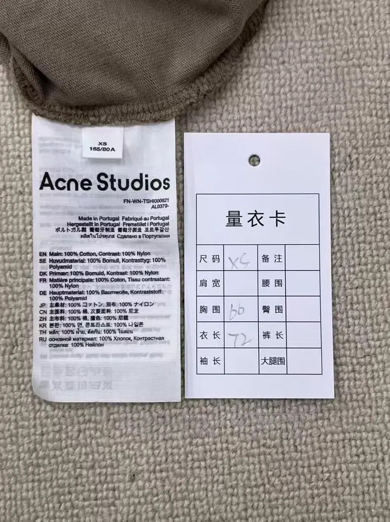 Acne Studios Acne Studios Layered Printed Loose Crewneck Letter Slouchy Size XS / US 0-2 / IT 36-38 - 4 Thumbnail