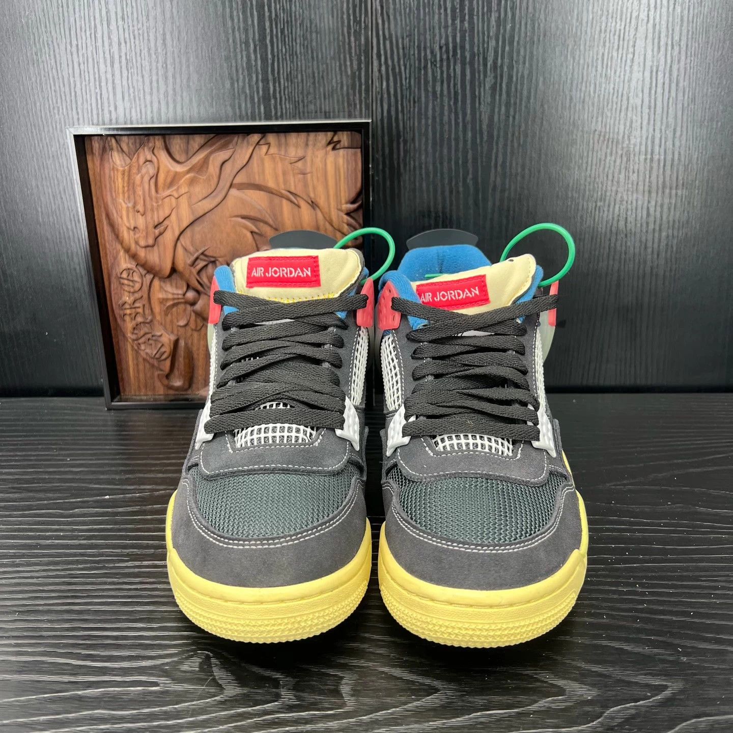Nike AJ4 Union Black Blue 44 99 New Size US 10 / EU 43 - 5 Thumbnail