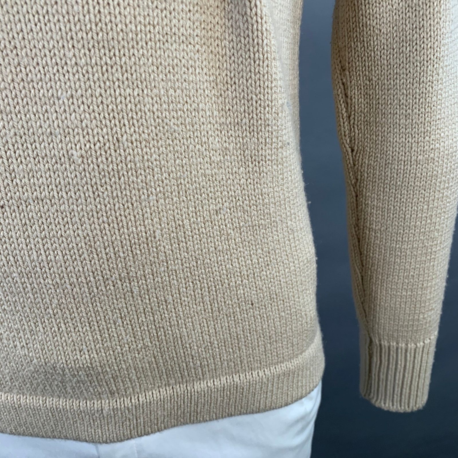 GRP GRP Size L Beige Knit Merino Wool Turtleneck Sweater Size US L / EU 52-54 / 3 - 6 Thumbnail