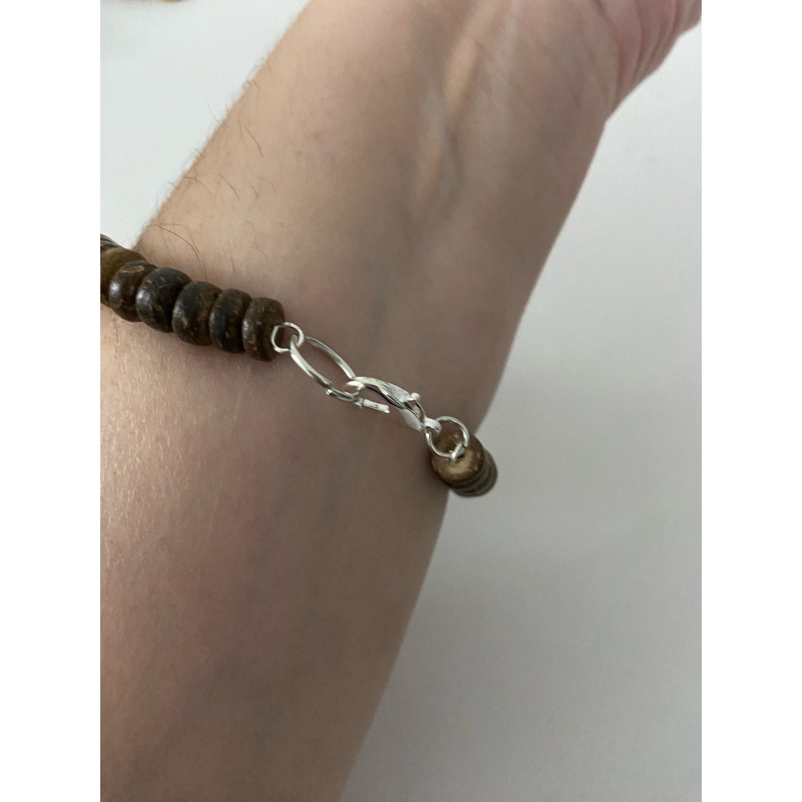 Handmade wood bead bracelet Size ONE SIZE - 4 Thumbnail