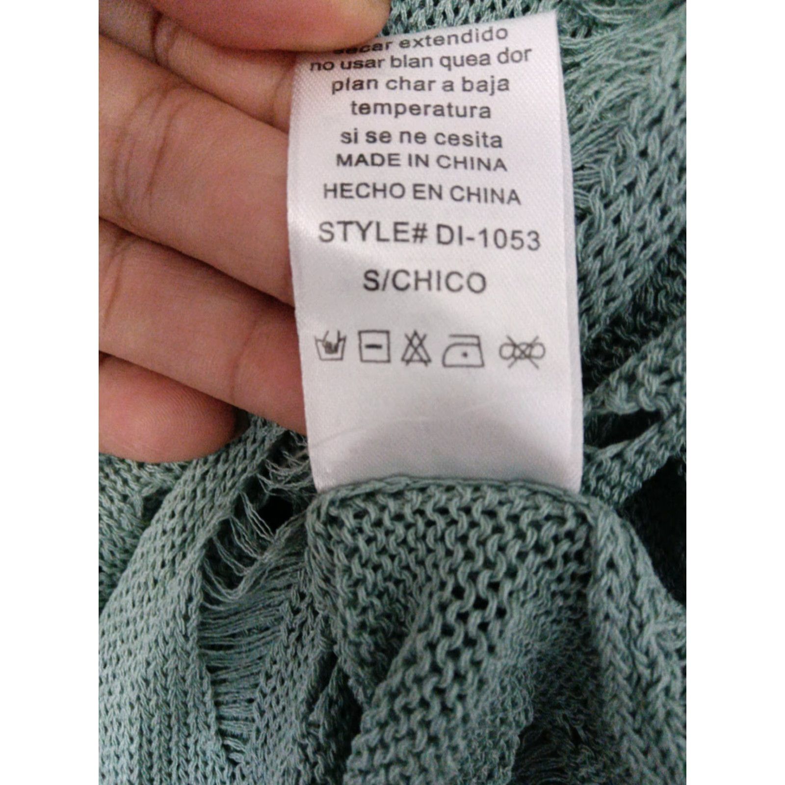 Altea Codigo Crochet Long Knit Dress Color Teal Size S Size S / US 4 / IT 40 - 6 Thumbnail