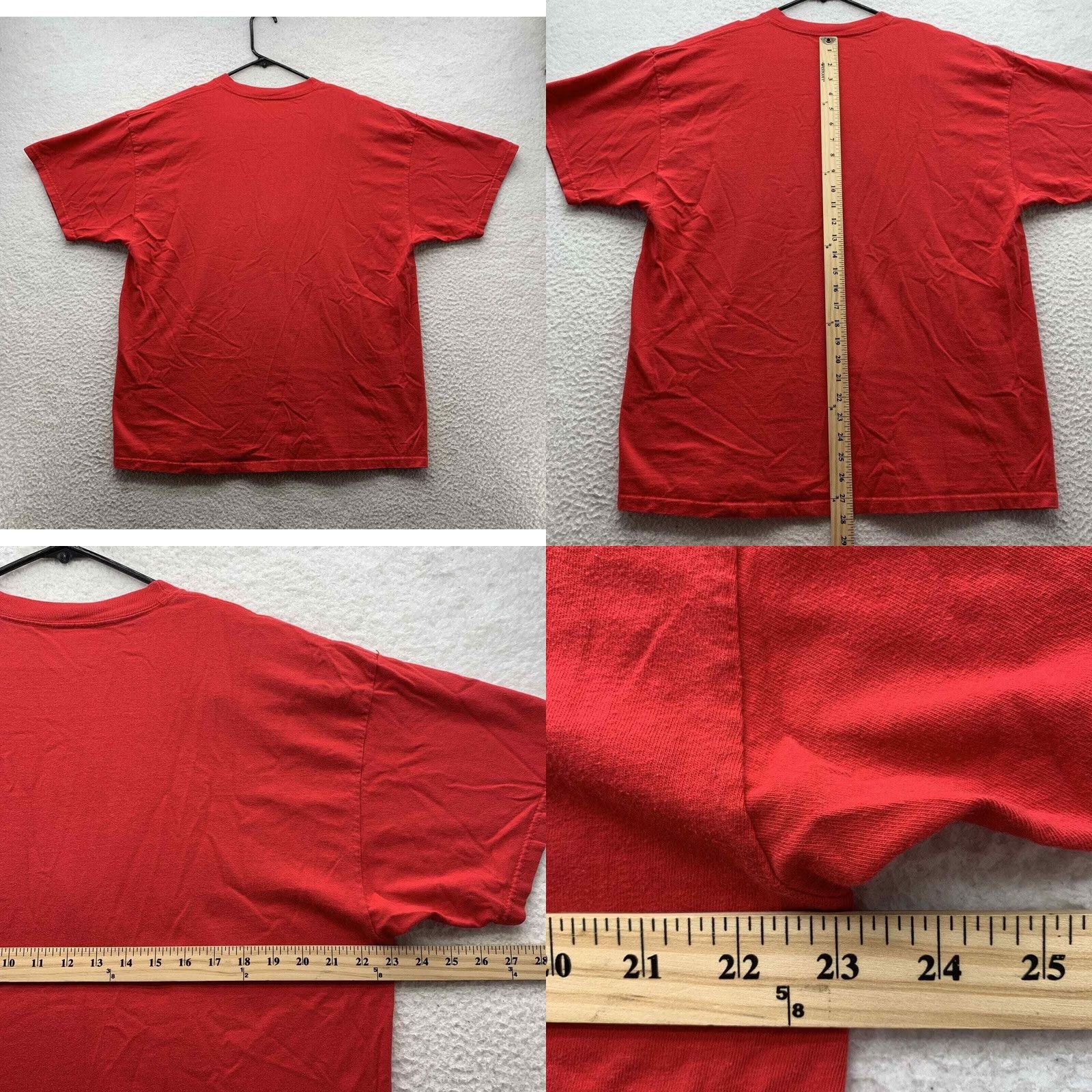 Hanes VINTAGE Hanes Beefy T-Shirt Adult XL X-Large Red Pringles Man Superhero Chips Snacks Size US XL / EU 56 / 4 - 8 Thumbnail