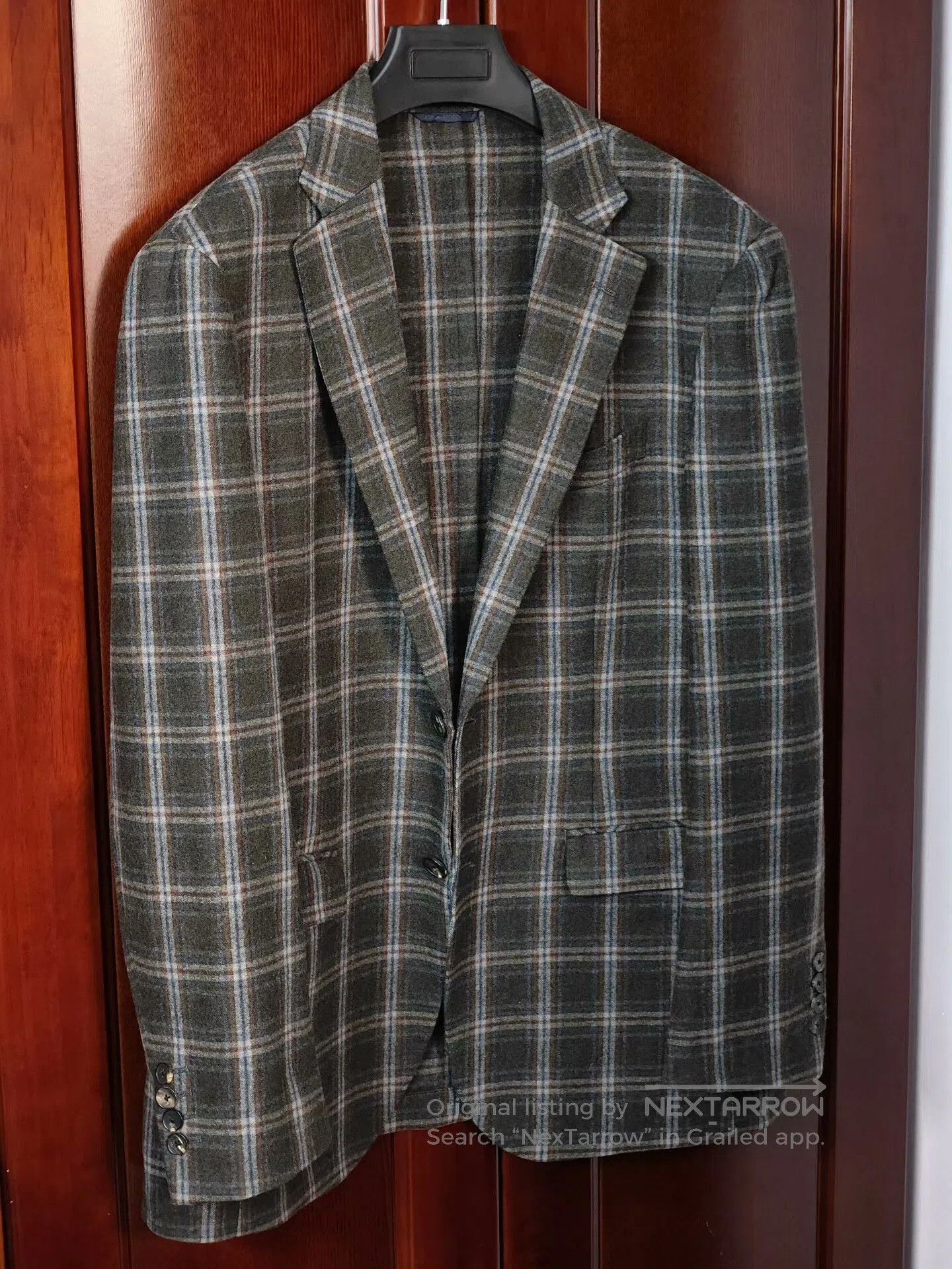 SARTORIO Italian Wool Casual Custom Suit. Size US L / EU 52-54 / 3 - 1 Thumbnail