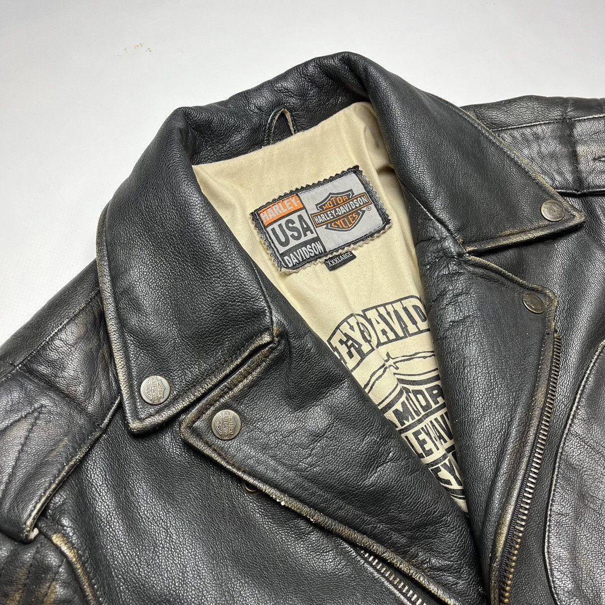 Harley Davidson Harley Davidson Motorcycles Leather Jacket Size US XL / EU 56 / 4 - 9 Thumbnail