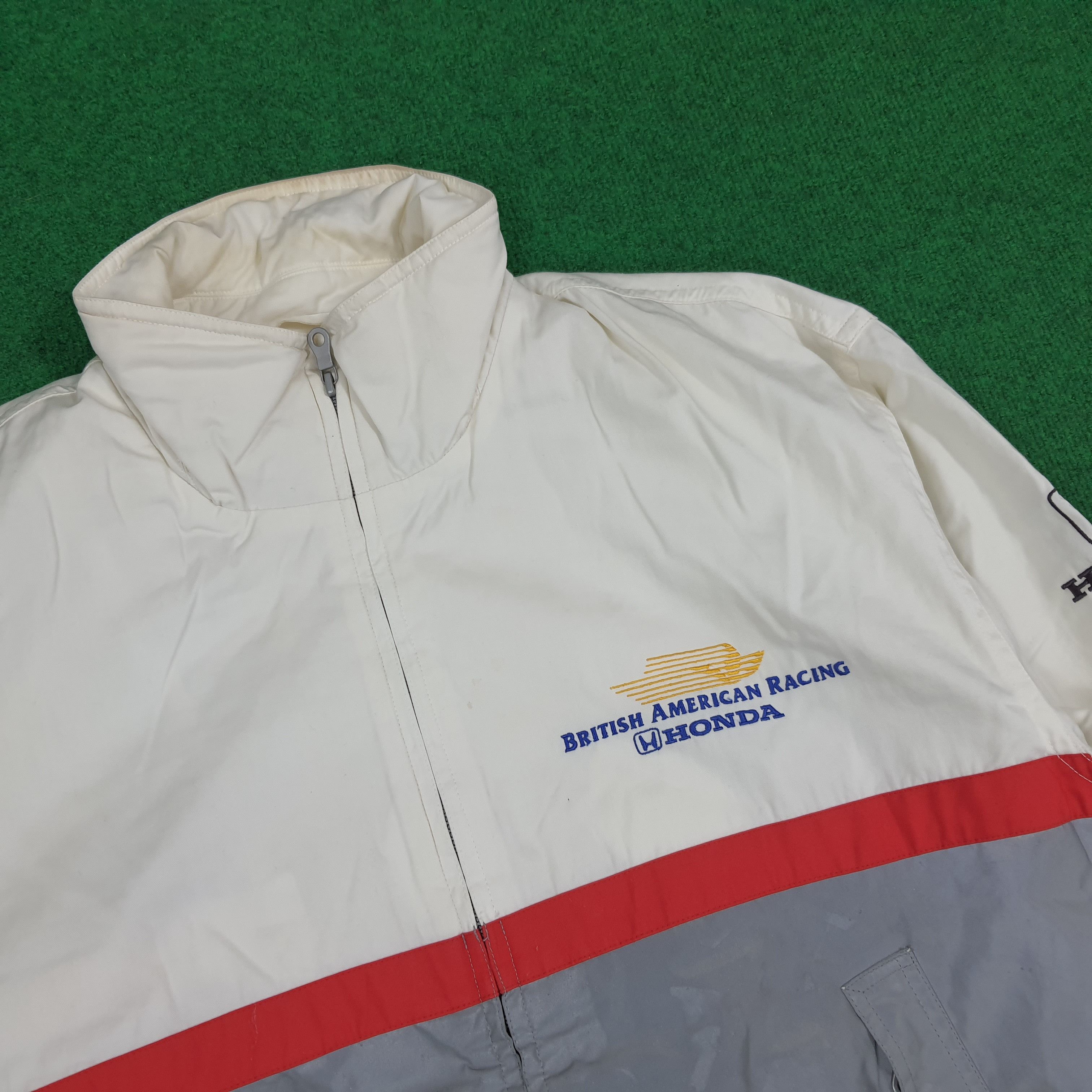 Honda Vintage 90s HONDA F1 Motorsports Reflective Jacket C278N20 Size US L / EU 52-54 / 3 - 4 Thumbnail