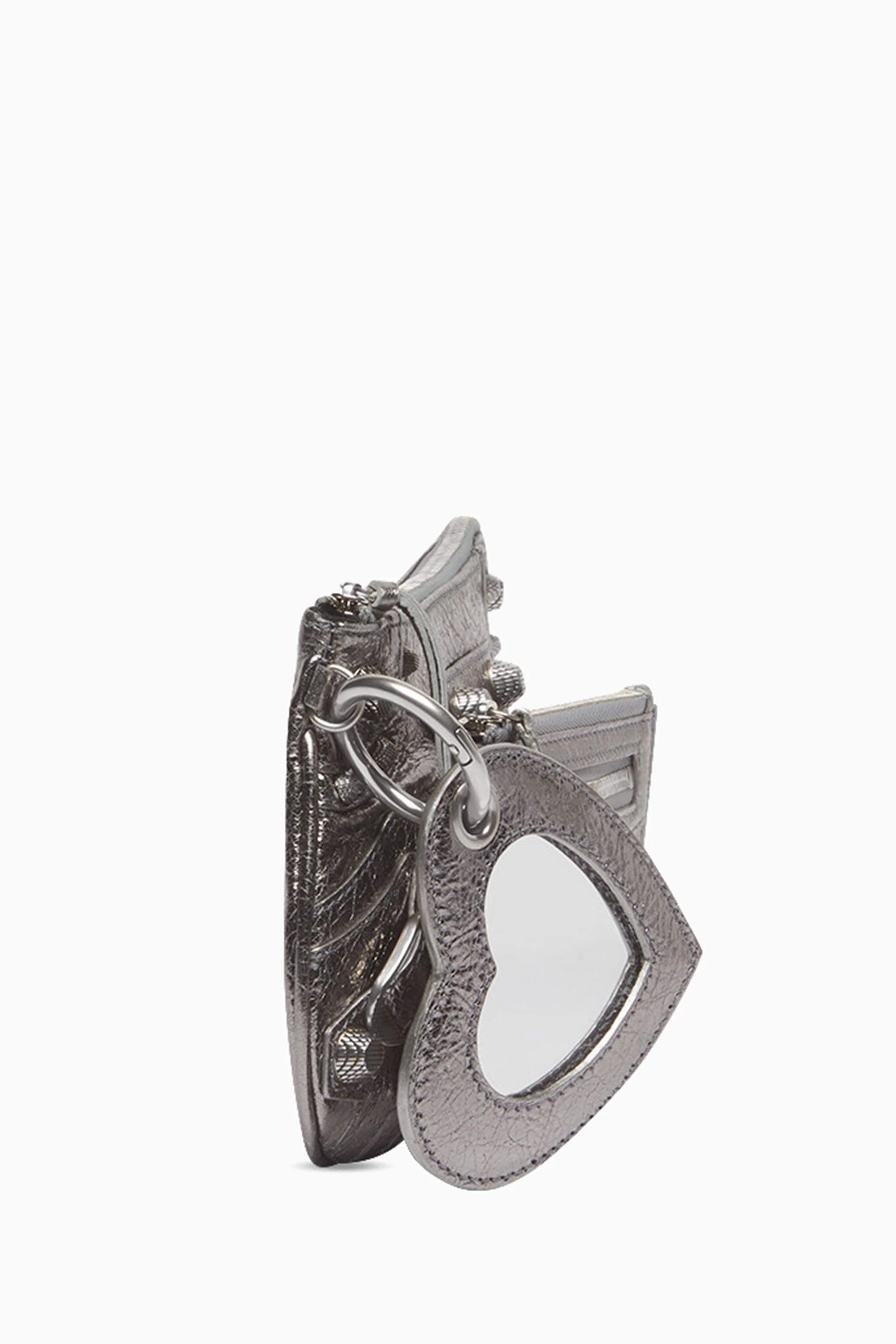 Balenciaga o1srvl11e0526 Size: OS / Le Cagole Mini Multipouch in Silver Size ONE SIZE - 5 Thumbnail