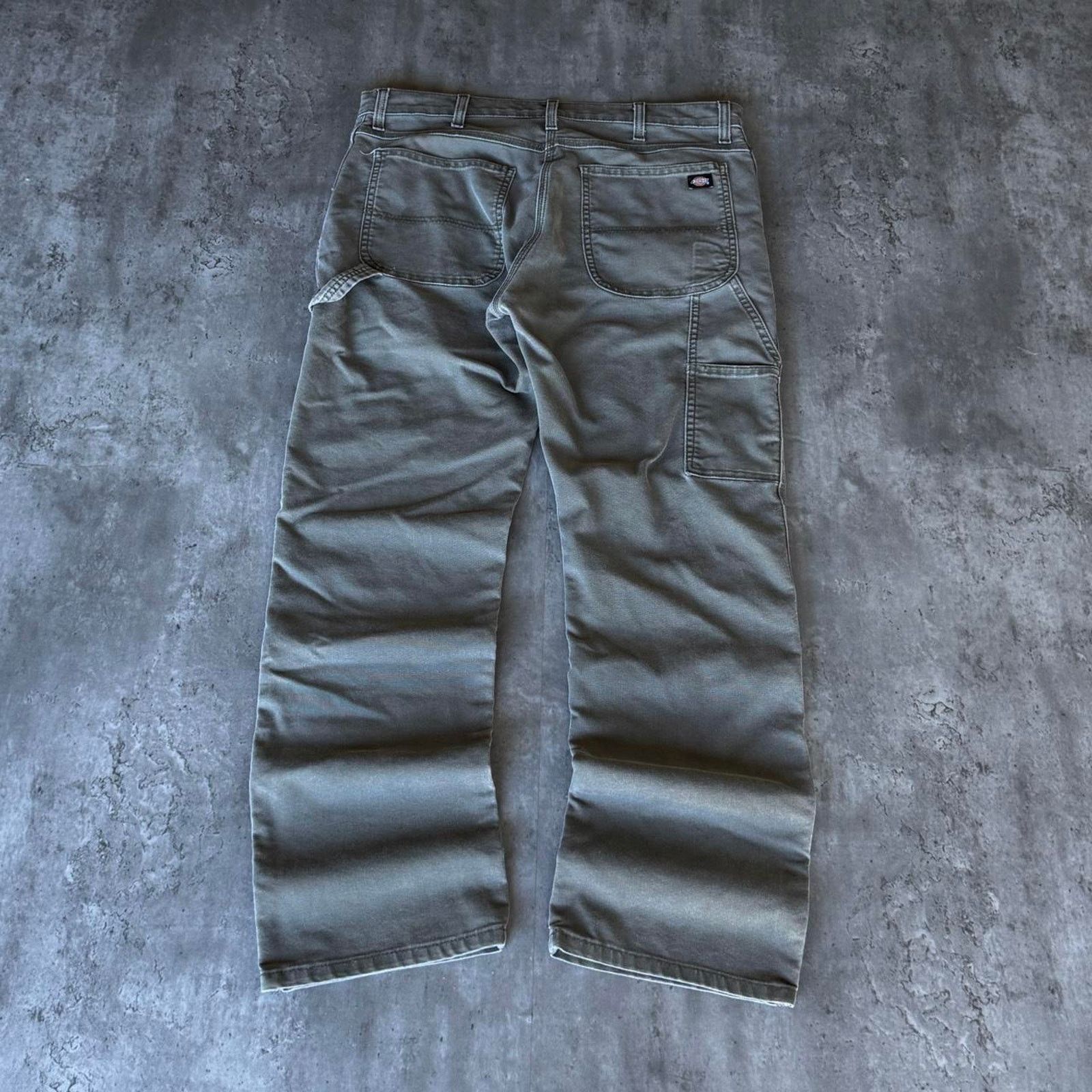 Carhartt × Carhartt Wip × Dickies Carhartt Style Baggy Green Carpenter Skater Dickies Pants Size US 36 / EU 52 - 1 Thumbnail