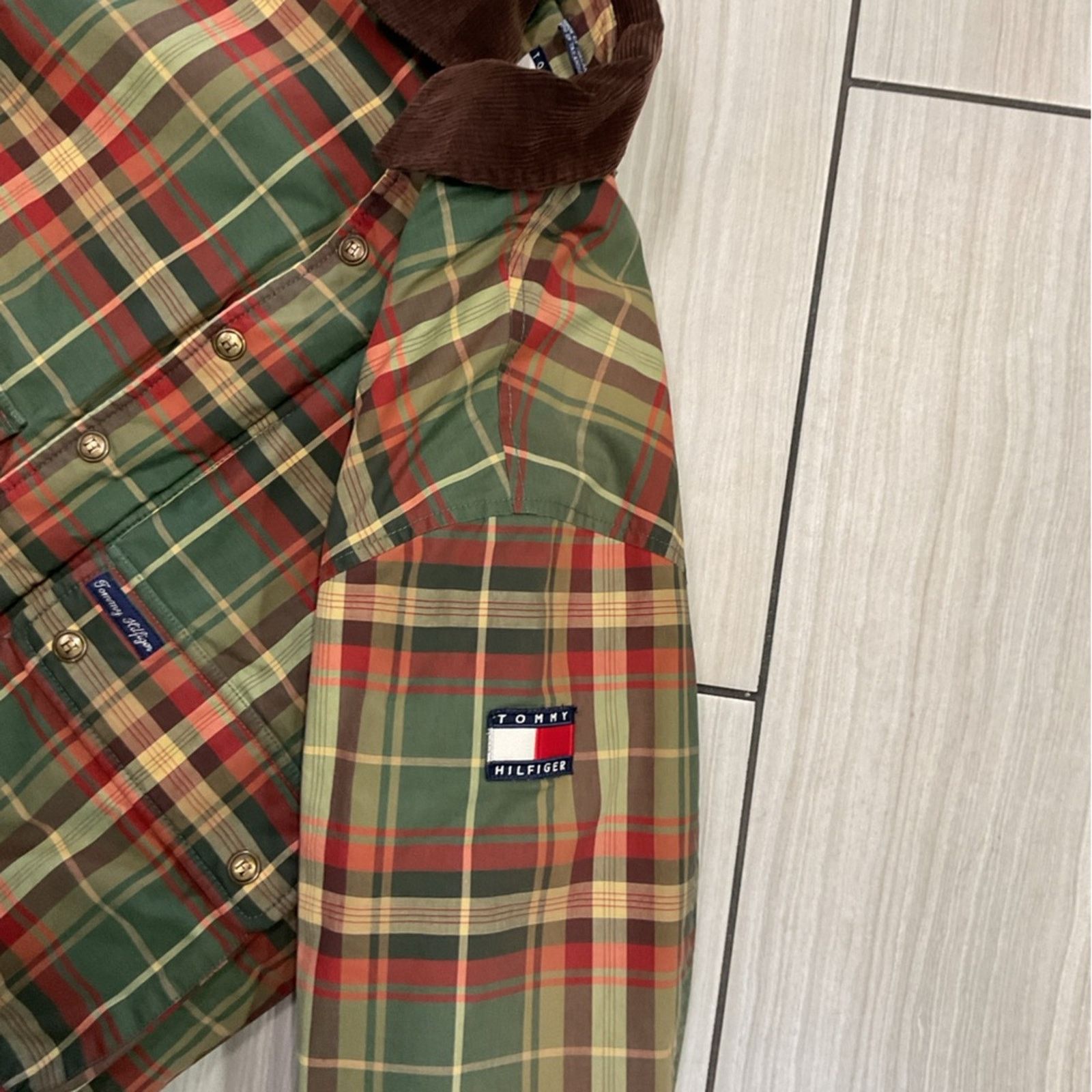 Tommy Hilfiger Tommy Hilfiger Plaid Kids Small Jacket Size US S / EU 44-46 / 1 - 6 Thumbnail
