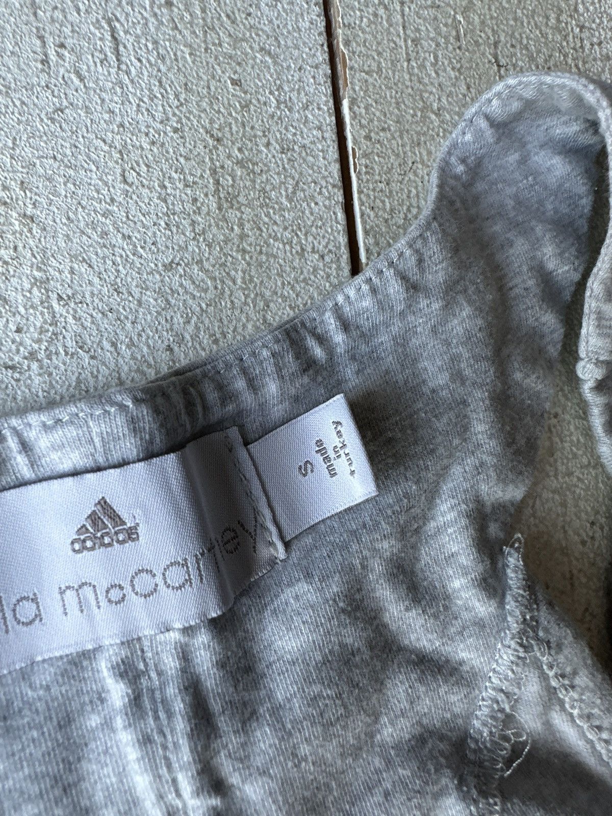 Adidas × Stella McCartney 🚨 ADIDAS STELLA MCCARTNEY BIG LOGO GRAY TANK TOP LUXURY Size S / US 4 / IT 40 - 7 Thumbnail