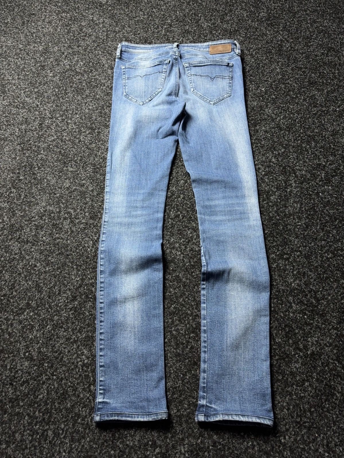 Diesel 00s Luxury Diesel Skinzee Super Skinny Jeans Y2K Low Rise Size 28" / US 6 / IT 42 - 10 Thumbnail