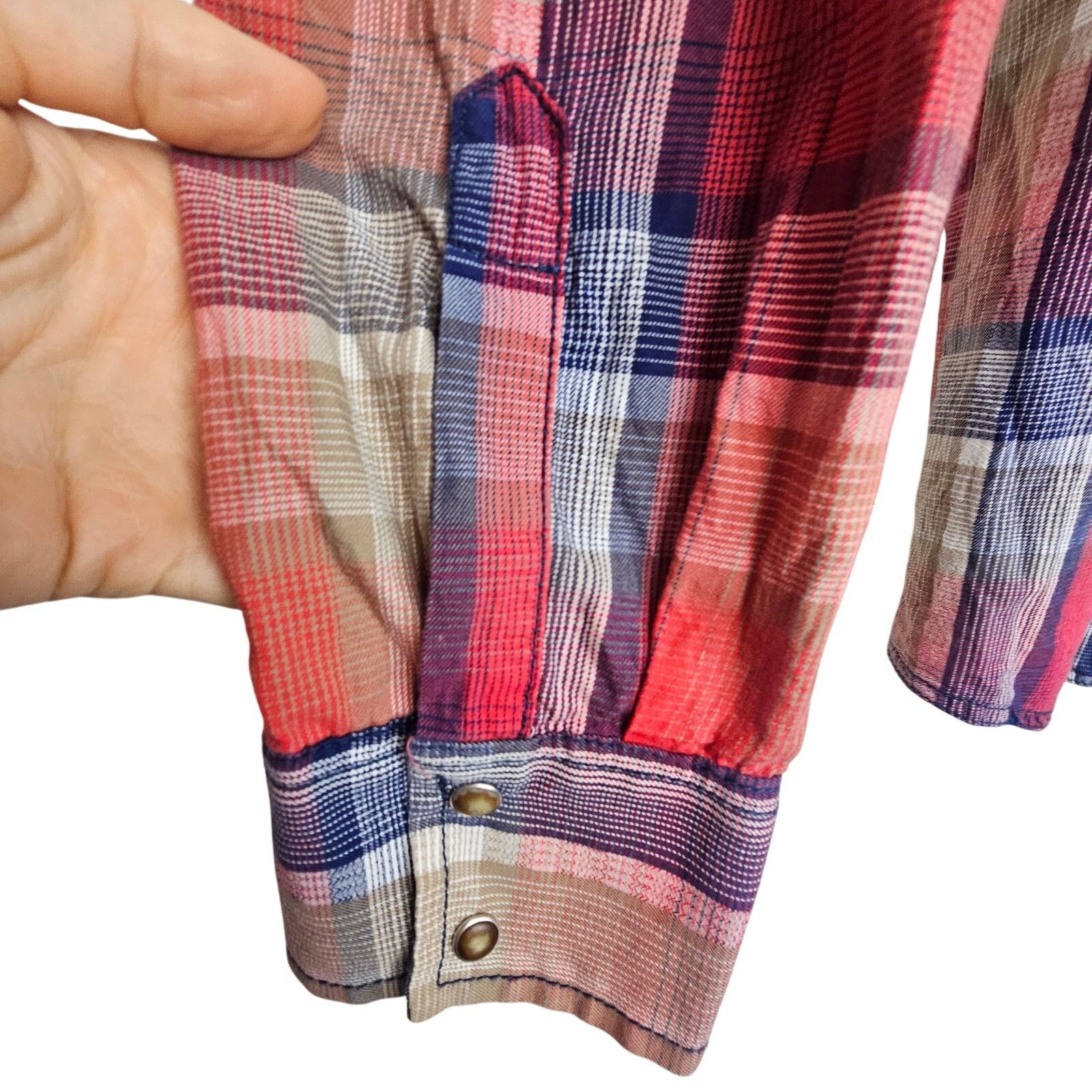 Wrangler Wrangler Retro Men Plaid Western Shirt L Snap Country Cowboy Size US L / EU 52-54 / 3 - 5 Thumbnail