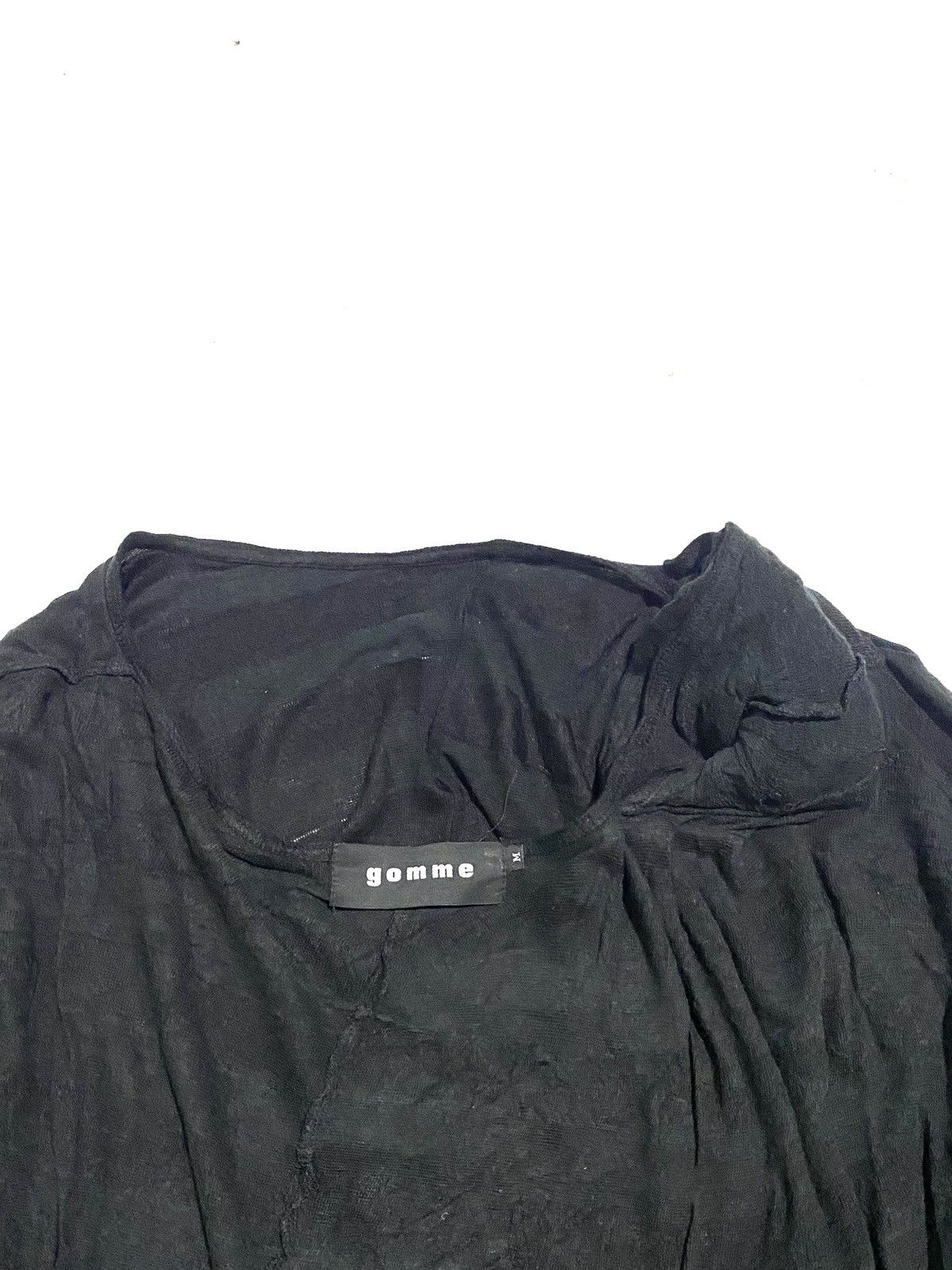Yohji Yamamoto GOMME MAKI HIROSHIGE BY YOHJI YAMAMOTO ASYMMETRICAL SHIRT Size US M / EU 48-50 / 2 - 10 Thumbnail
