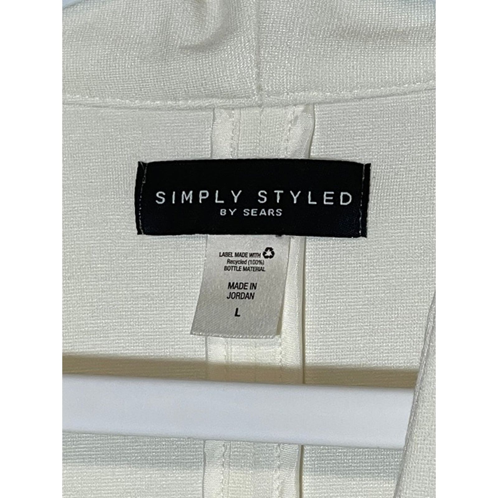Other Simply Styled - White Blazer - Size L - NWOT Size L / US 10 / IT 46 - 4 Thumbnail