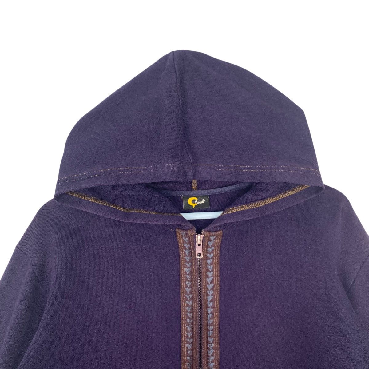 Vintage Vintage Amina Folklore Full Zip Hoodie Sweater Blue Size L Size L / US 10 / IT 46 - 5 Thumbnail