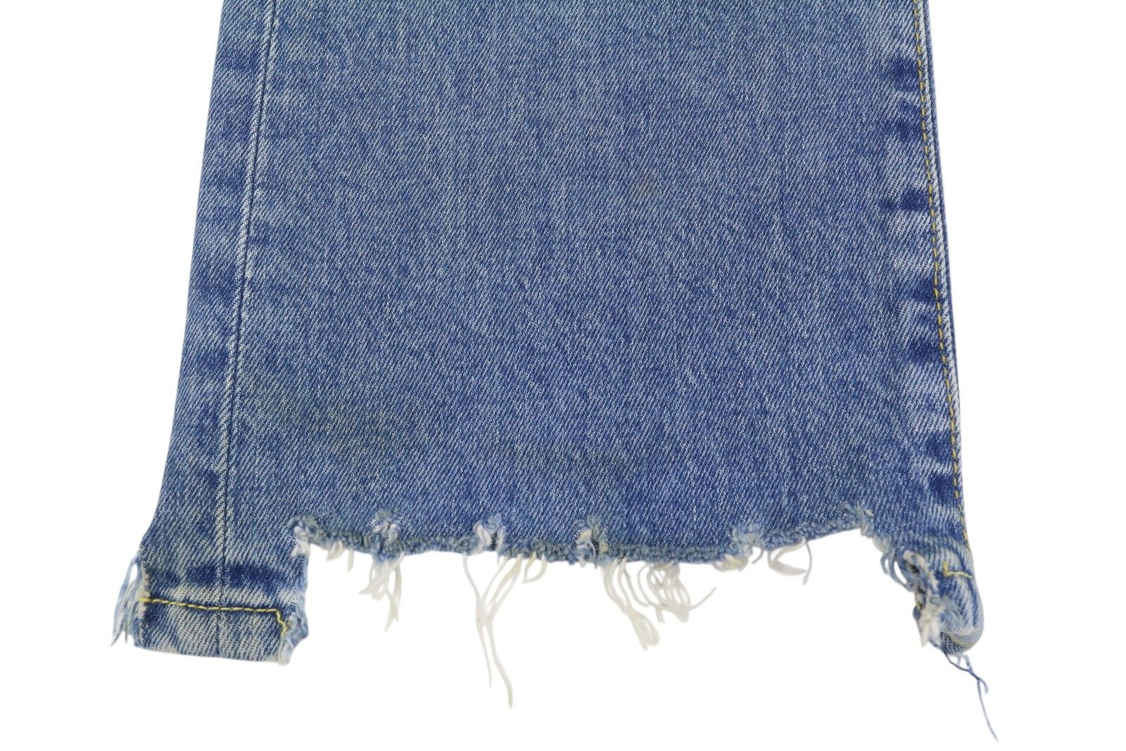 R13 KICK 27 Washed Blue Distress Jasper Stretch Jeans 84442 Size 27" / US 4 / IT 40 - 12 Thumbnail