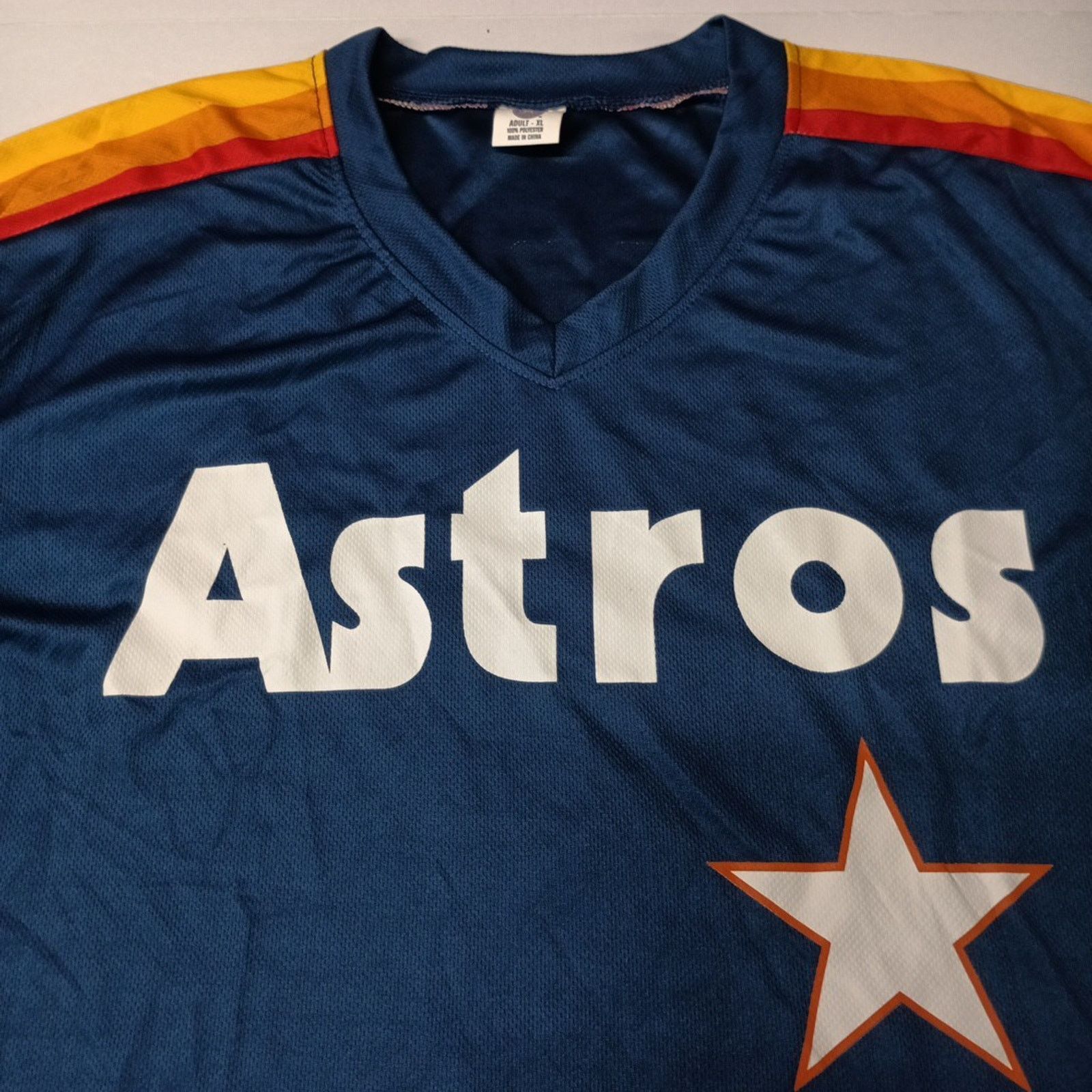 Other Alex Bregman Astros SGA Replica Rainbow Jersey Size XL Blue Size US XL / EU 56 / 4 - 2 Thumbnail