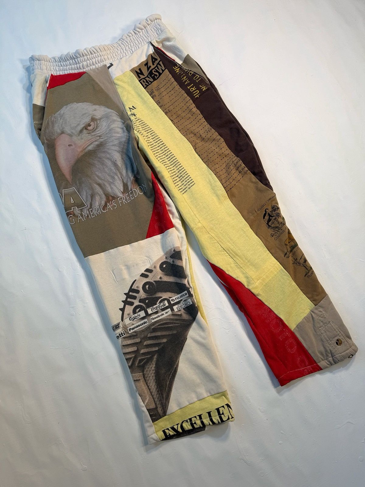 Vintage Vintage Patchwork Reconstructed Sweatpants Size US 32 / EU 48 - 1 Thumbnail