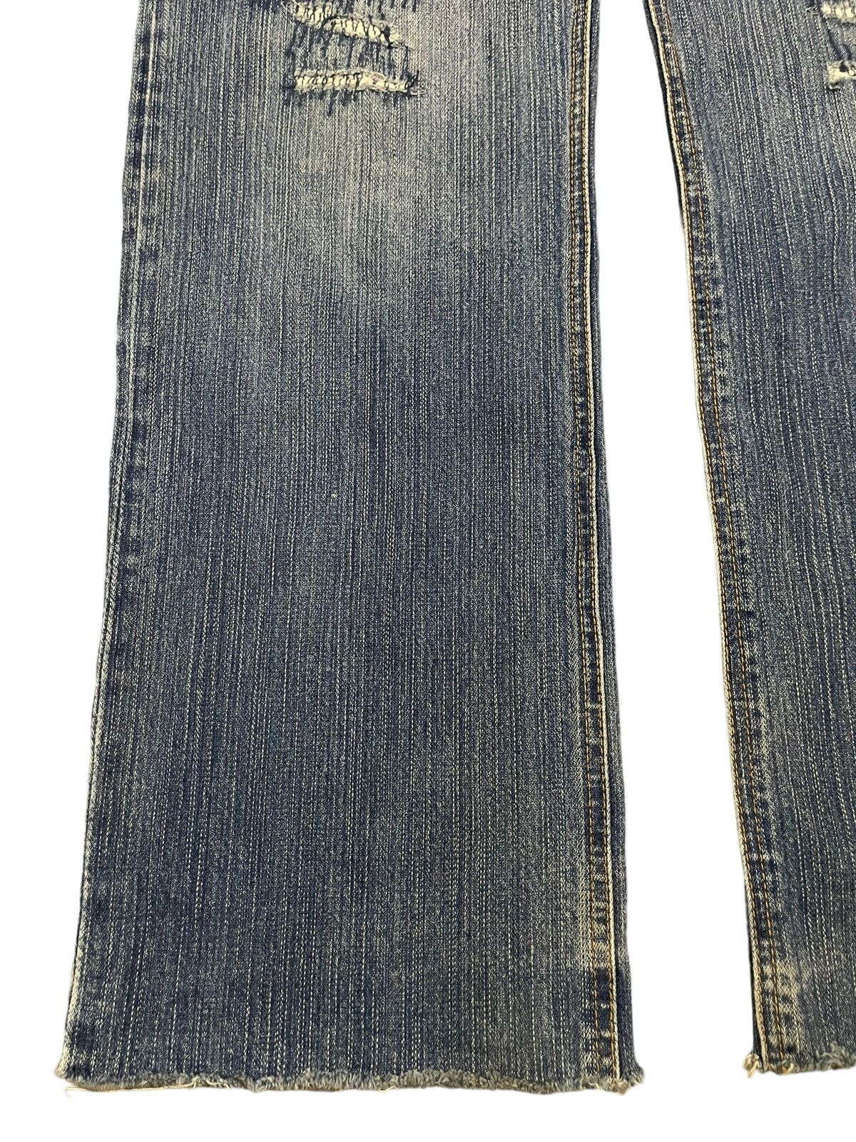 14th Addiction Vintage Japanese Brand Sashiko Distressed Baggy Jeans Size US 30 / EU 46 - 5 Thumbnail