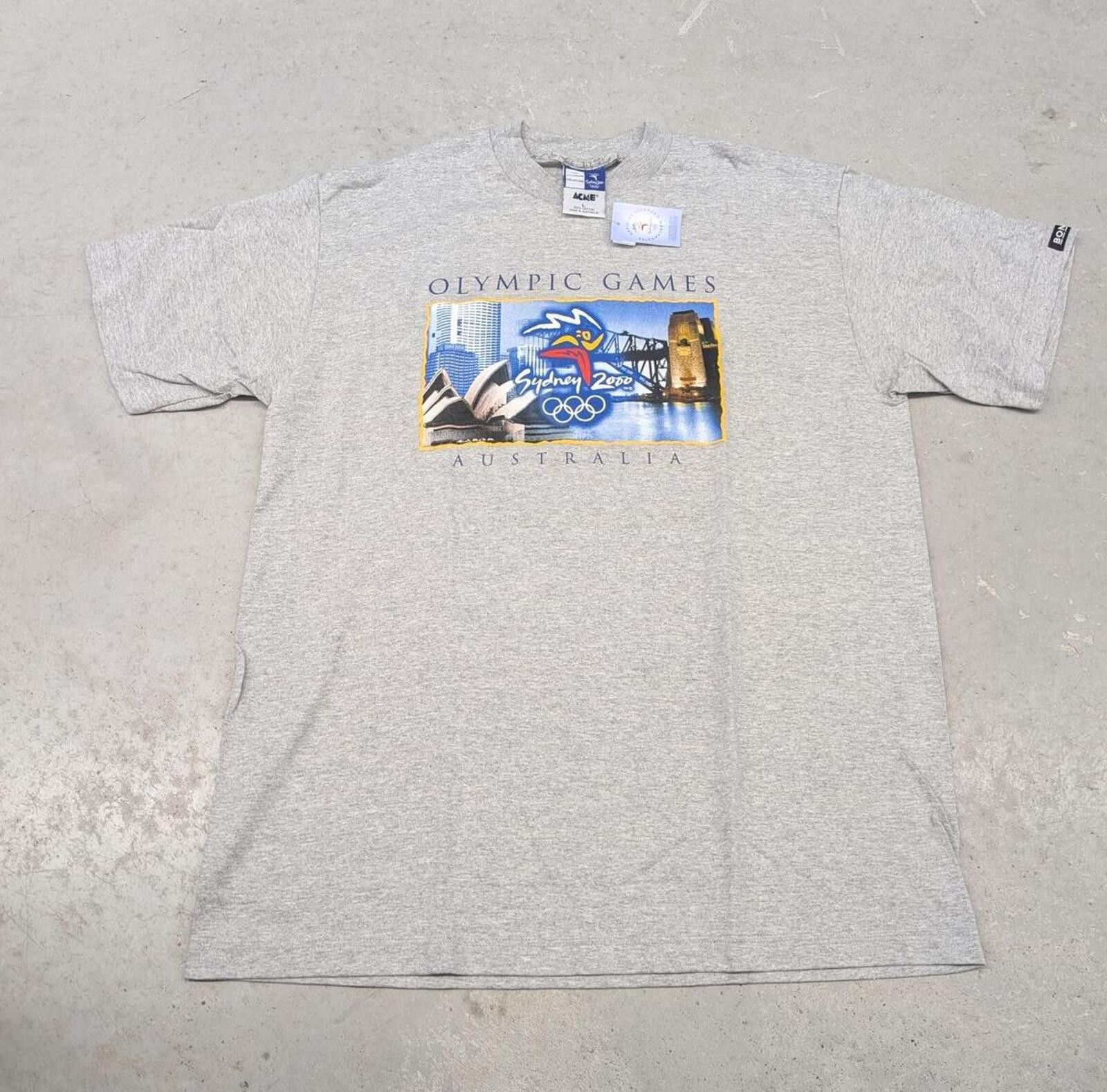 Acne Studios Vintage Y2K 2000 Sydney Australia Olympics Games T-shirt NWT Size US L / EU 52-54 / 3 - 1 Thumbnail