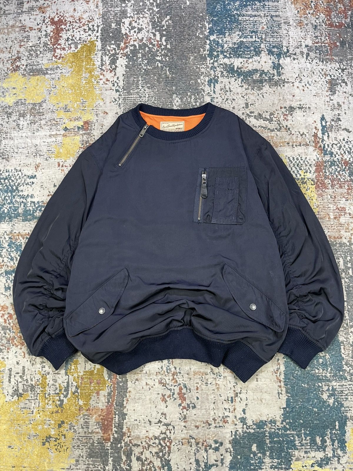 Avirex Avirex Navy Military Type MA-1 Pull Over Bomber Size US M / EU 48-50 / 2 - 2 Thumbnail