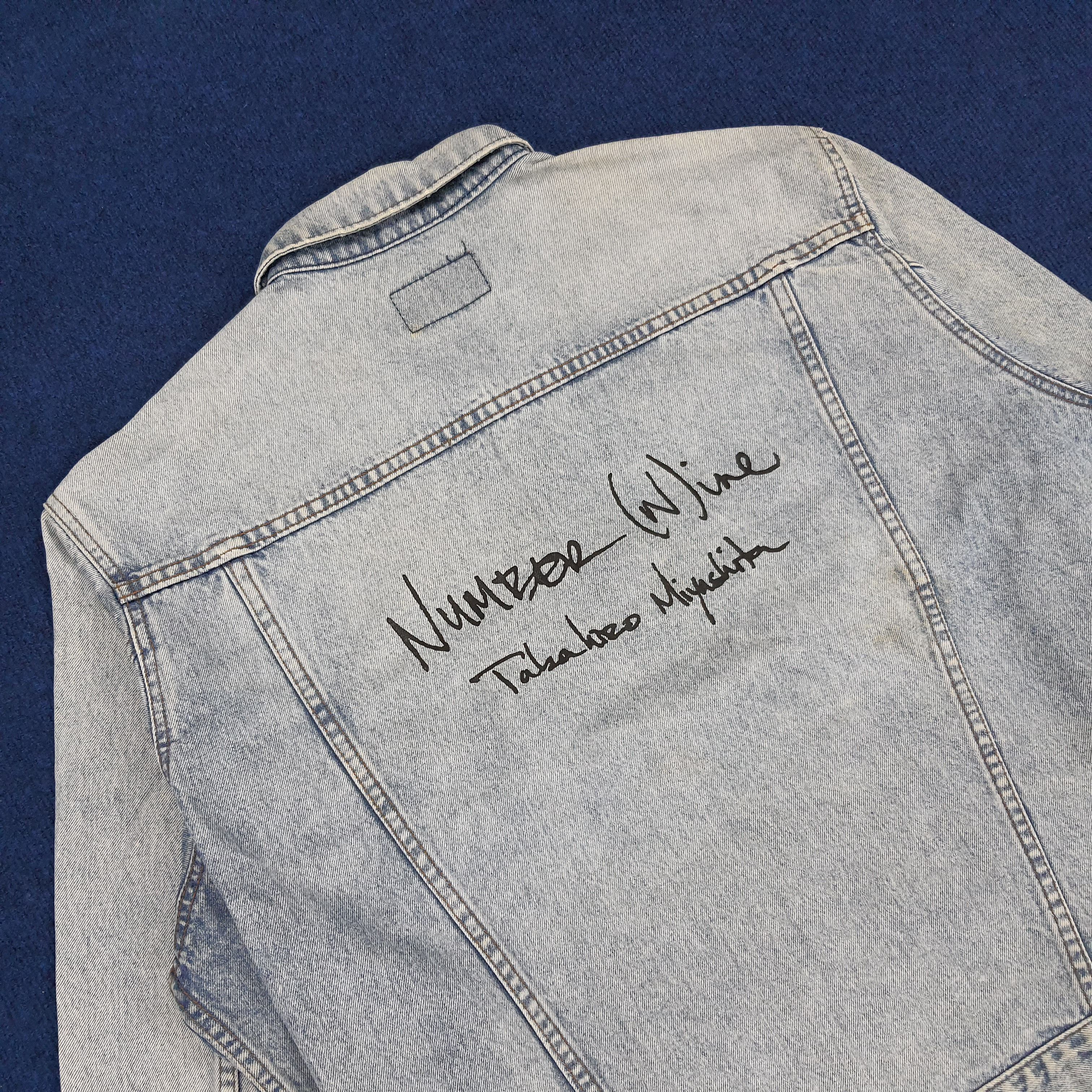 Levi's × Vintage Vintage Levi's X Number Nine Custom Logo Denim Jacket Size US XL / EU 56 / 4 - 2 Thumbnail