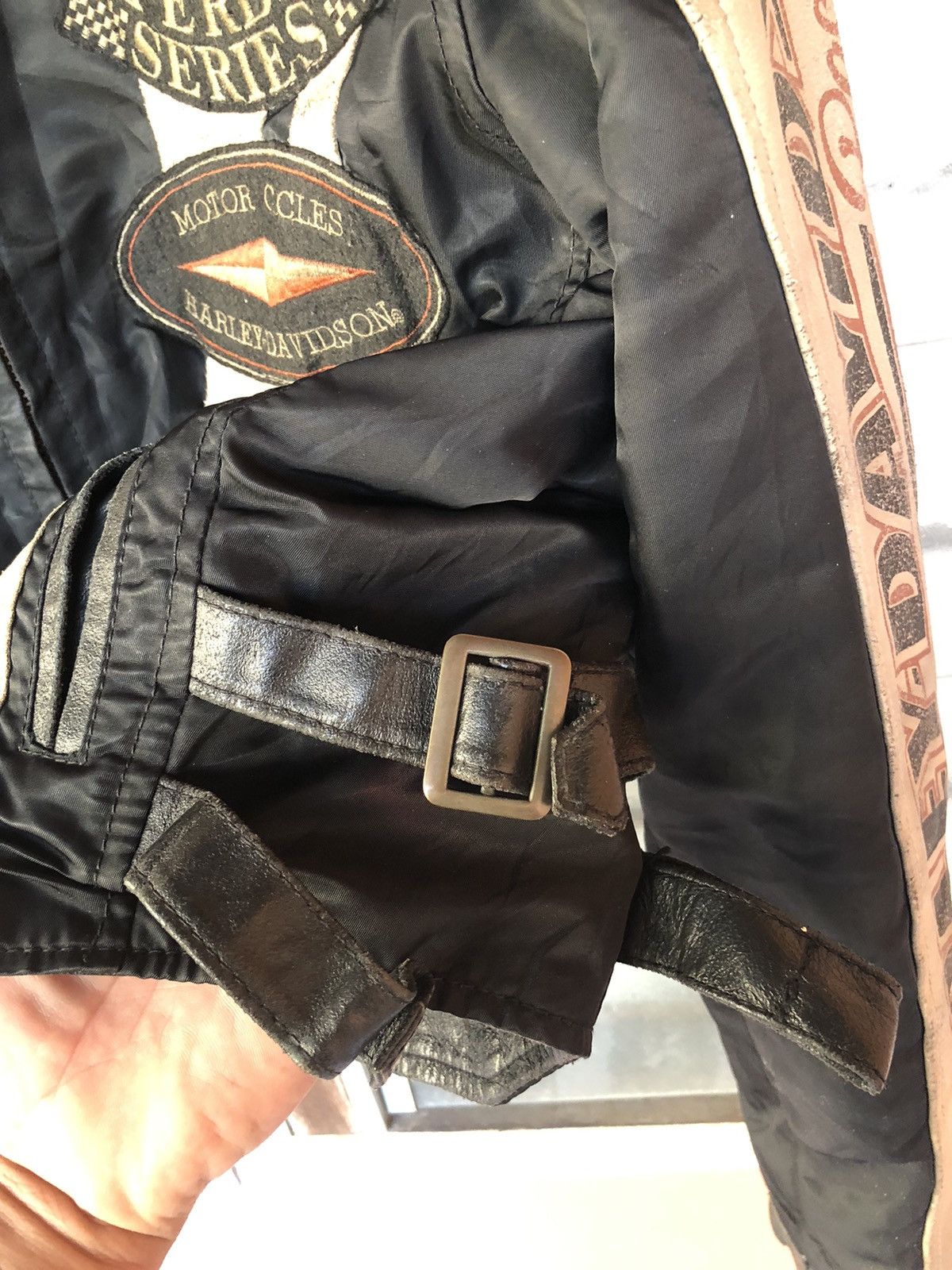 Harley Davidson Vintage Harley-Davidson Superbike Rider Leather Jacket Size US M / EU 48-50 / 2 - 12 Thumbnail