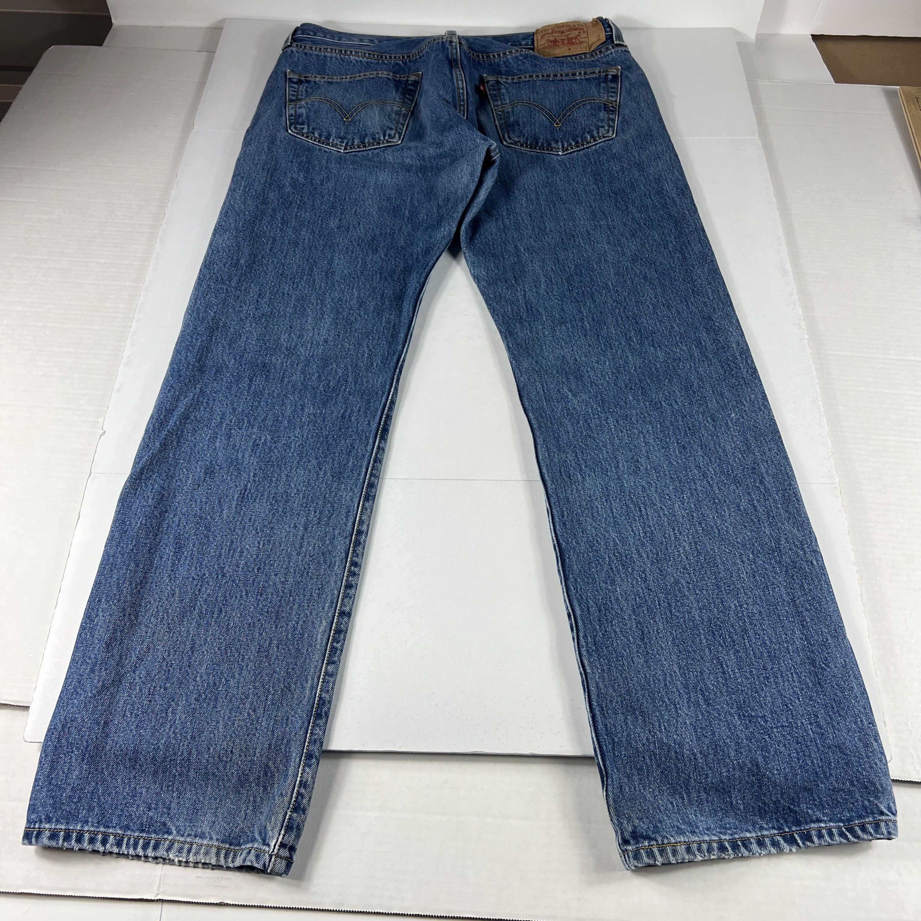 Levi's × Vintage Y2K Levi's Jeans 501 XX Straight Blue Faded Cotton Denim Size US 36 / EU 52 - 14 Thumbnail