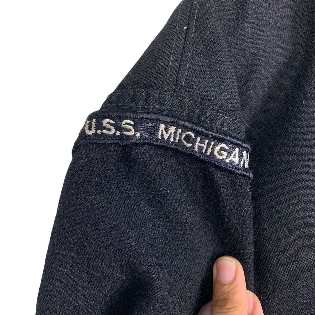 Other Vintage USS Michigan USN Sailor Jacket Size US M / EU 48-50 / 2 - 15 Thumbnail