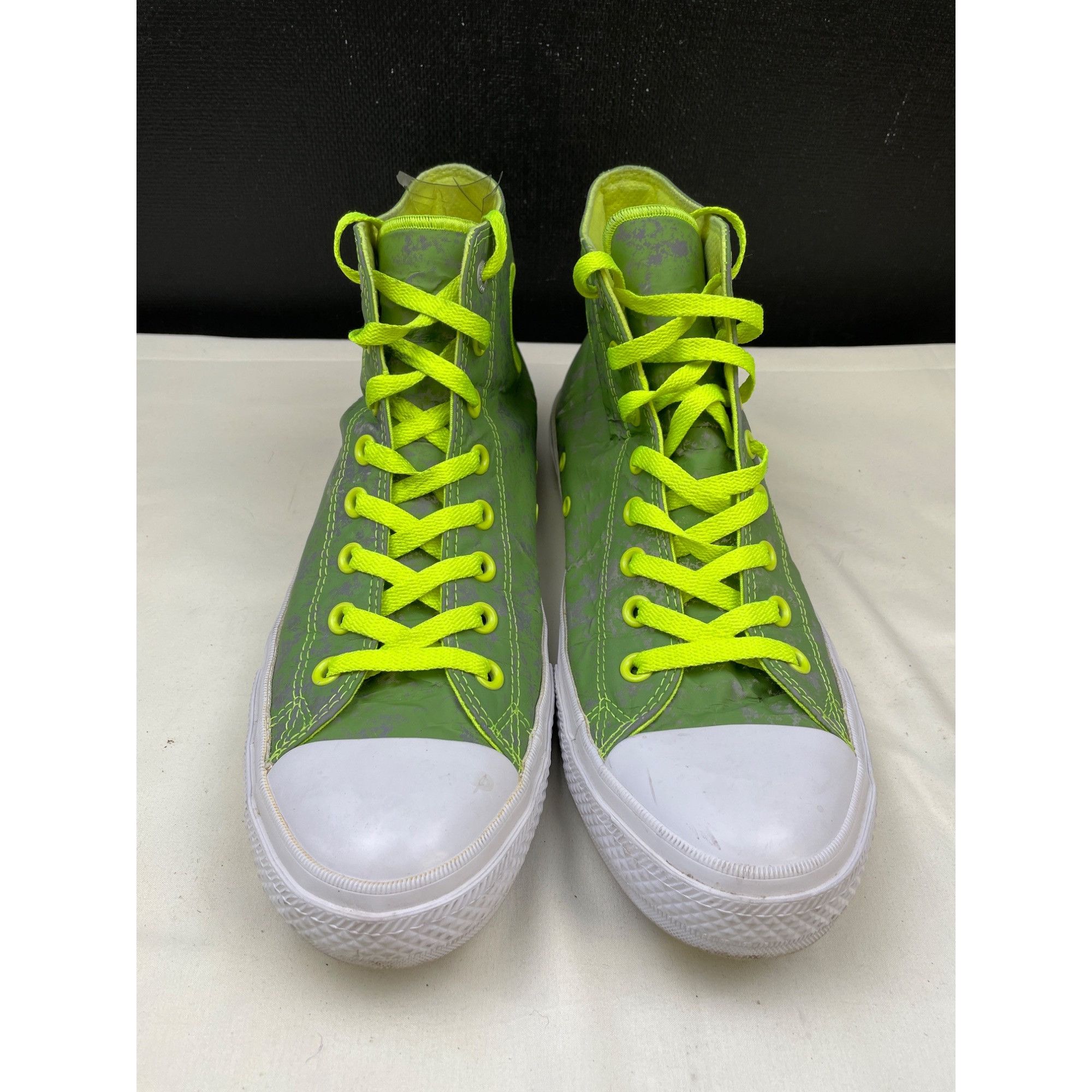 Converse Converse Unisex Chuck Taylor Green Reflective Sneaker Shoes Size US 10 / EU 43 - 2 Thumbnail
