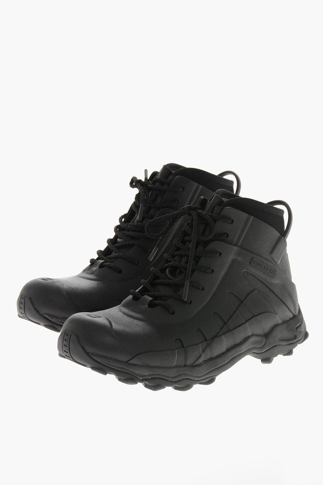 Givenchy Lace-Up Rubber Ankle Boots Size US 10 / EU 43 - 1 Thumbnail