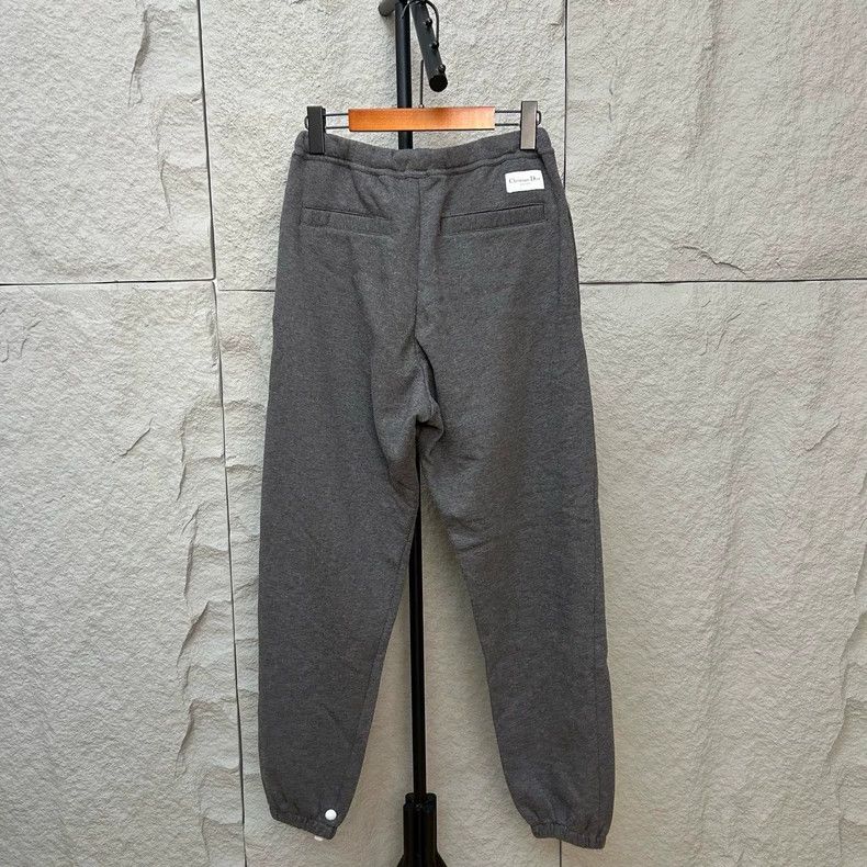 Dior Dior SizeS Gray lace-up knitted sports pants Size US 29 - 2 Thumbnail