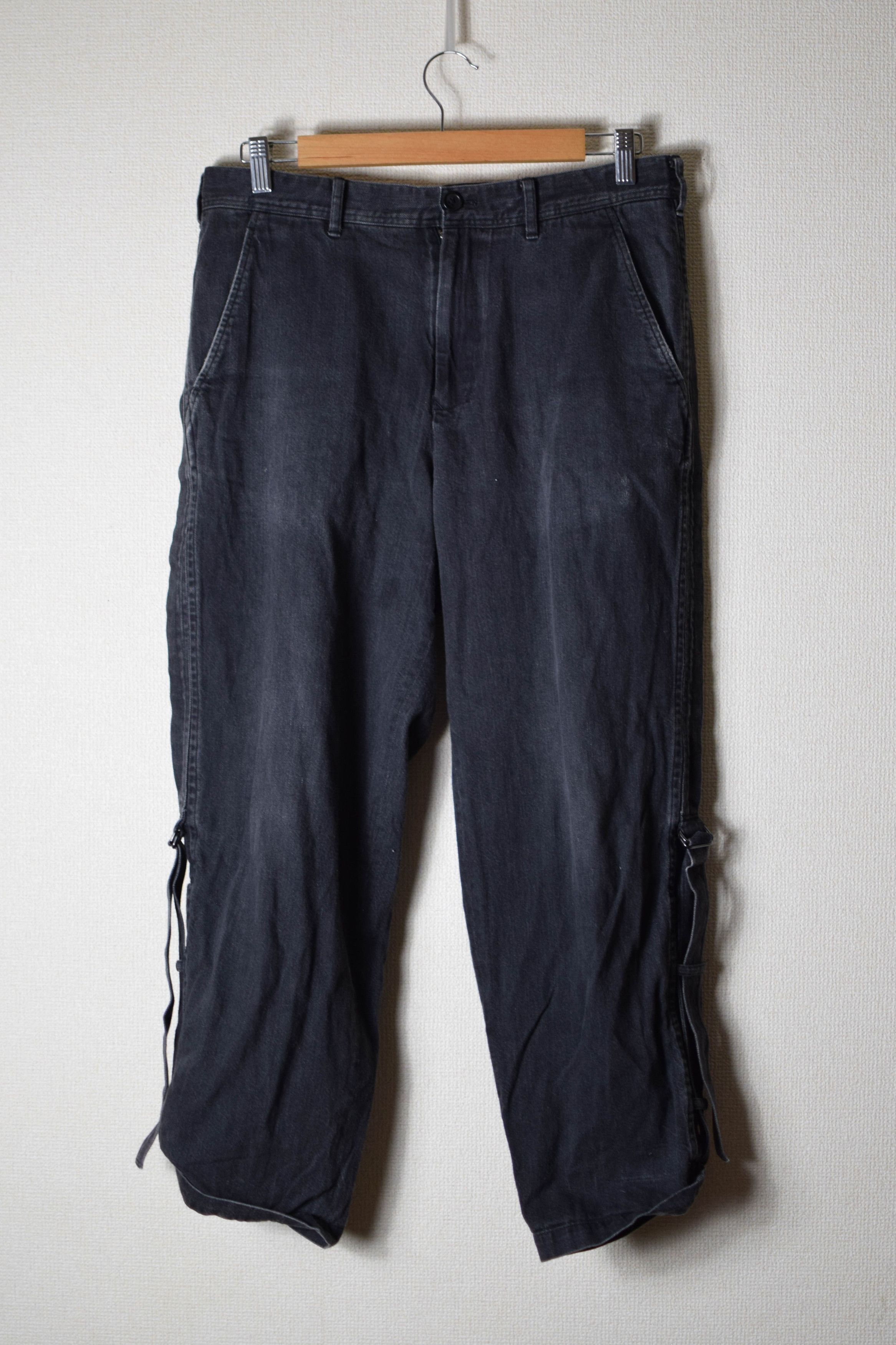 Yohji Yamamoto YYPH AW16 Denim Bondage Pants - HR-P29-007 Size US 32 / EU 48 - 2 Thumbnail