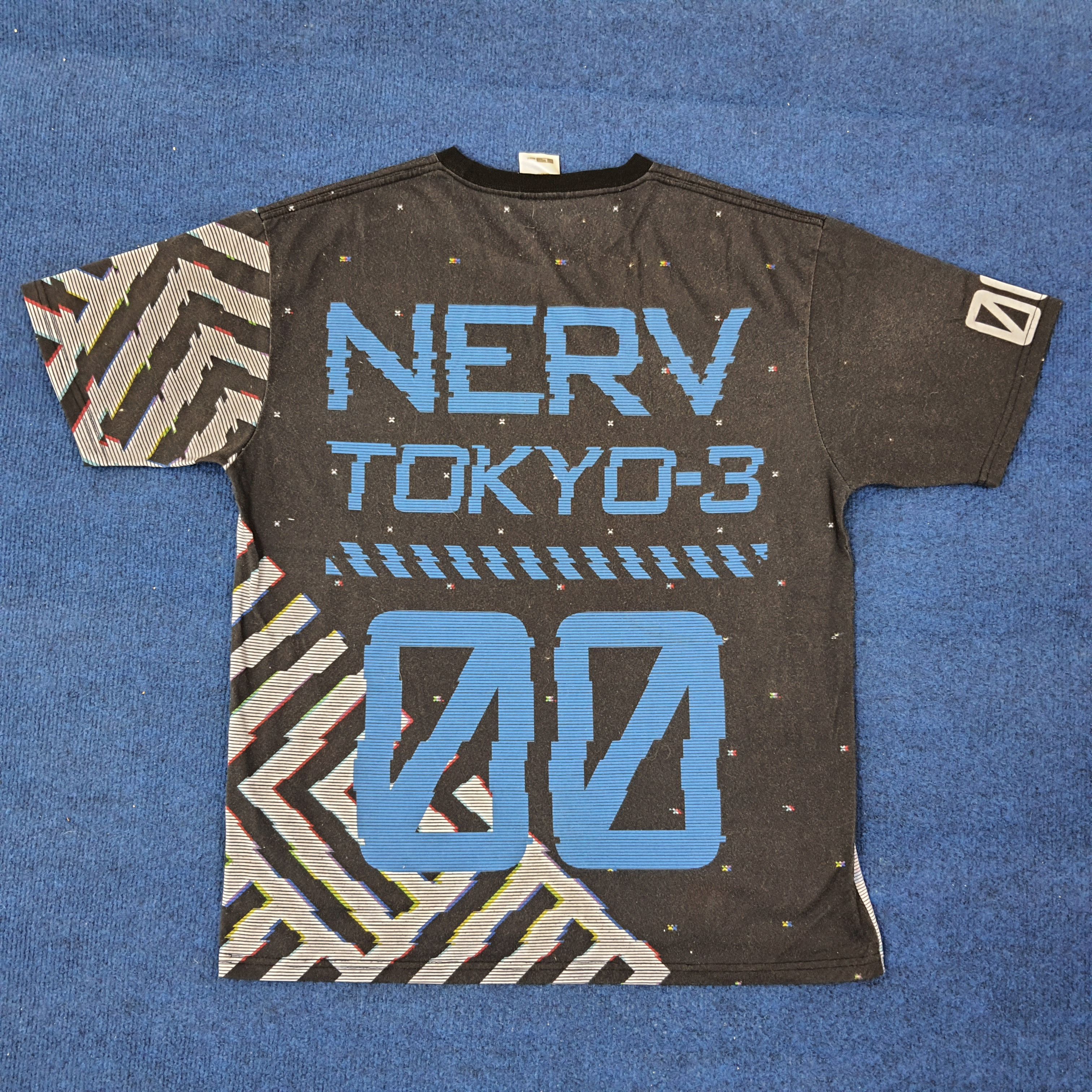 Vintage Vintage Evangelion Rei Ayanami Full Graphic Tshirt C249N22 Size US L / EU 52-54 / 3 - 3 Thumbnail