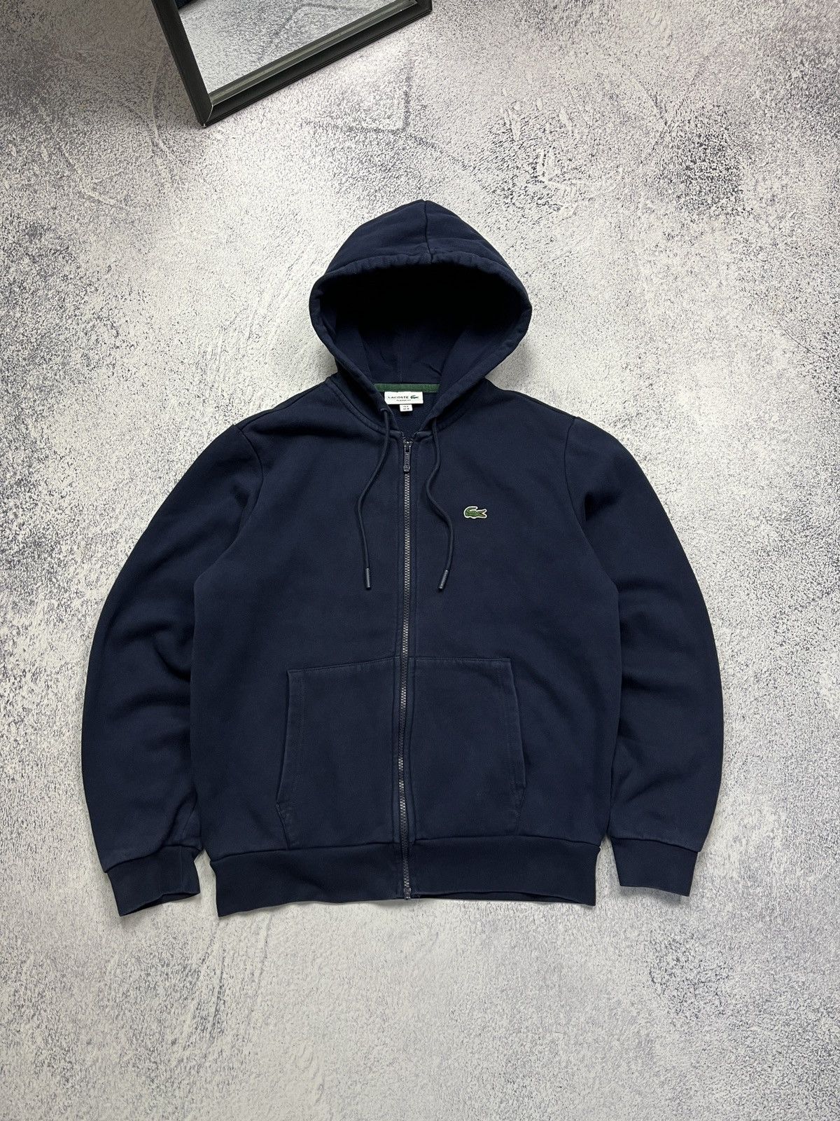 Lacoste Lacoste Zip Hoodie Mini Logo Casual Basic Streetwear Hype Size US M / EU 48-50 / 2 - 1 Thumbnail