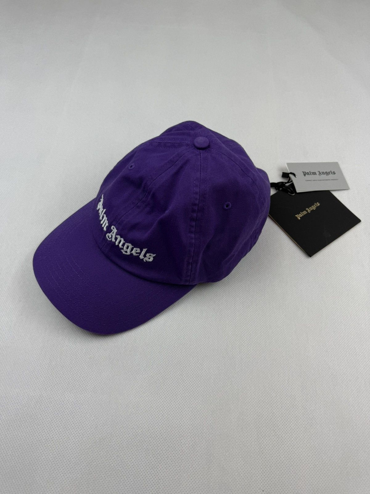 Palm Angels Palm Angels Purple Embroidered Logo Cap Swag Streetstyle Size ONE SIZE - 1 Thumbnail