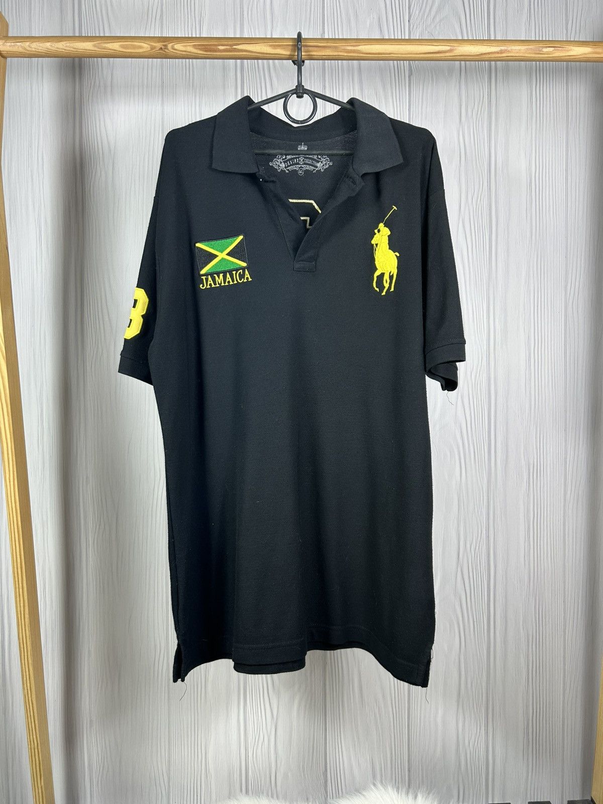 Vintage Vintage Polo R L Style Jamaica 3 Team Chief Keef Polo Sz XL Size US XL / EU 56 / 4 - 1 Thumbnail