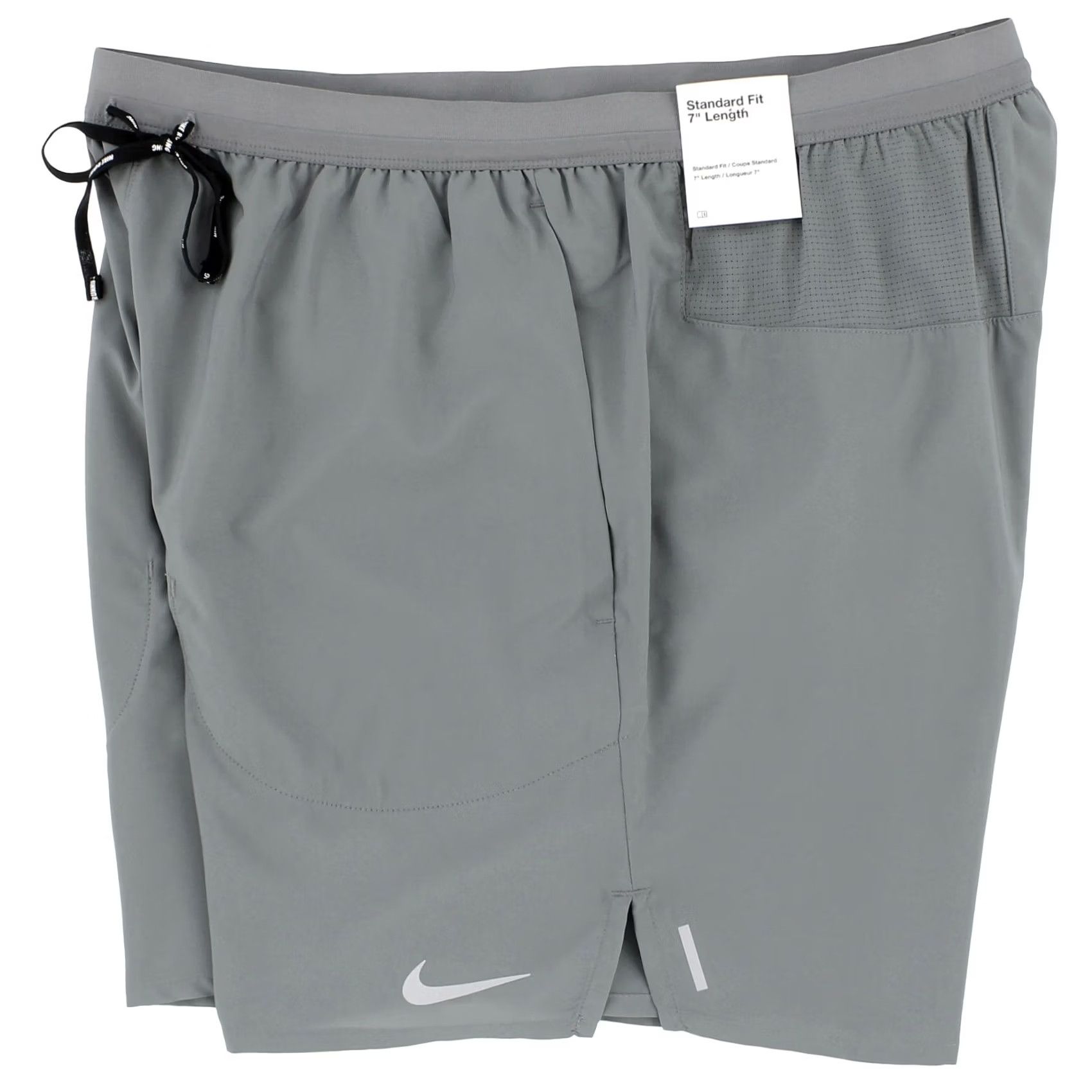 Nike Nike Mens Running Shorts Dri-Fit Pockets Large Grey CJ5459 Size US 33 - 3 Thumbnail