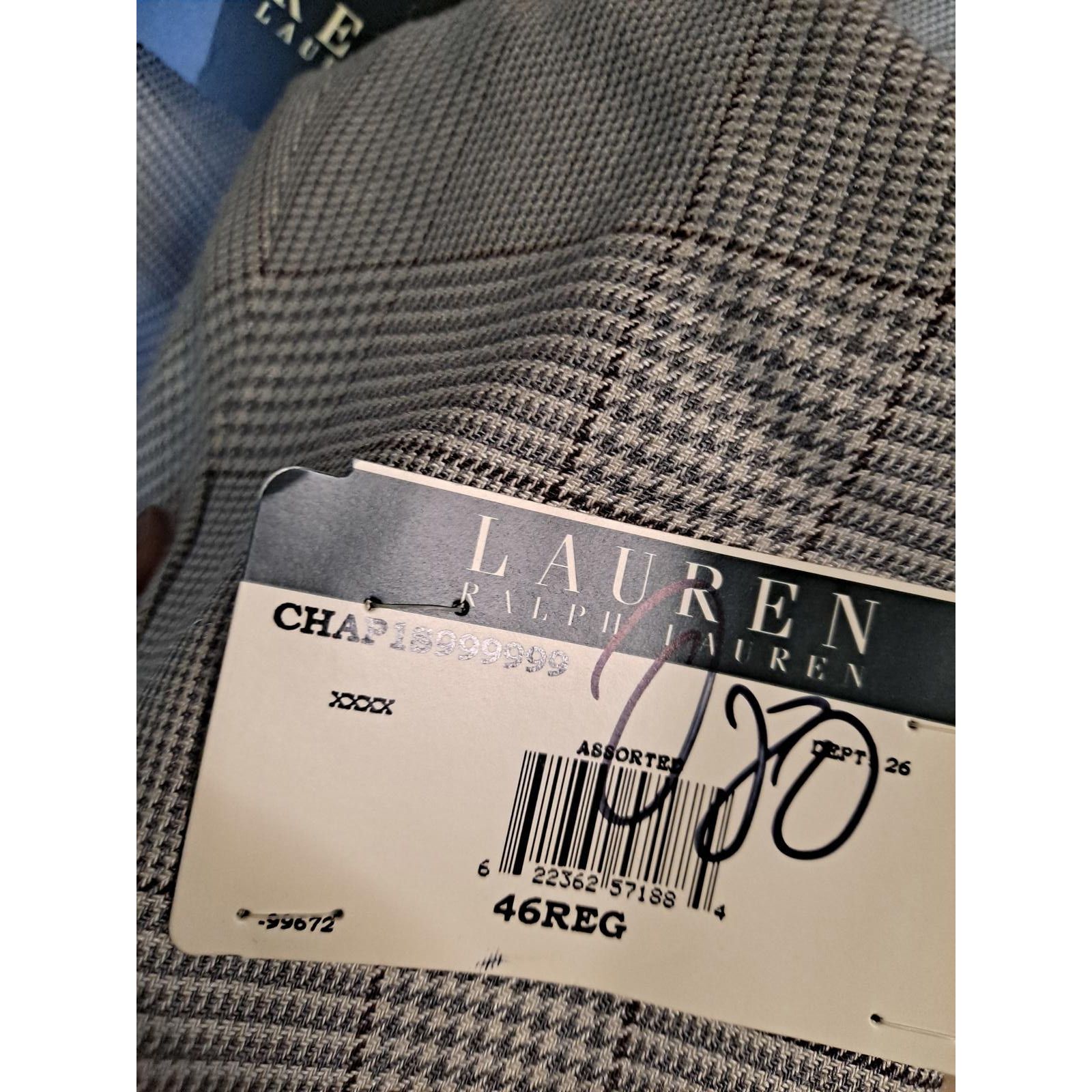 Lauren Ralph Lauren New Lauren by Ralph Lauren Tan Tweed Silk/Wool Blazer Size 4 Size 46R - 5 Thumbnail