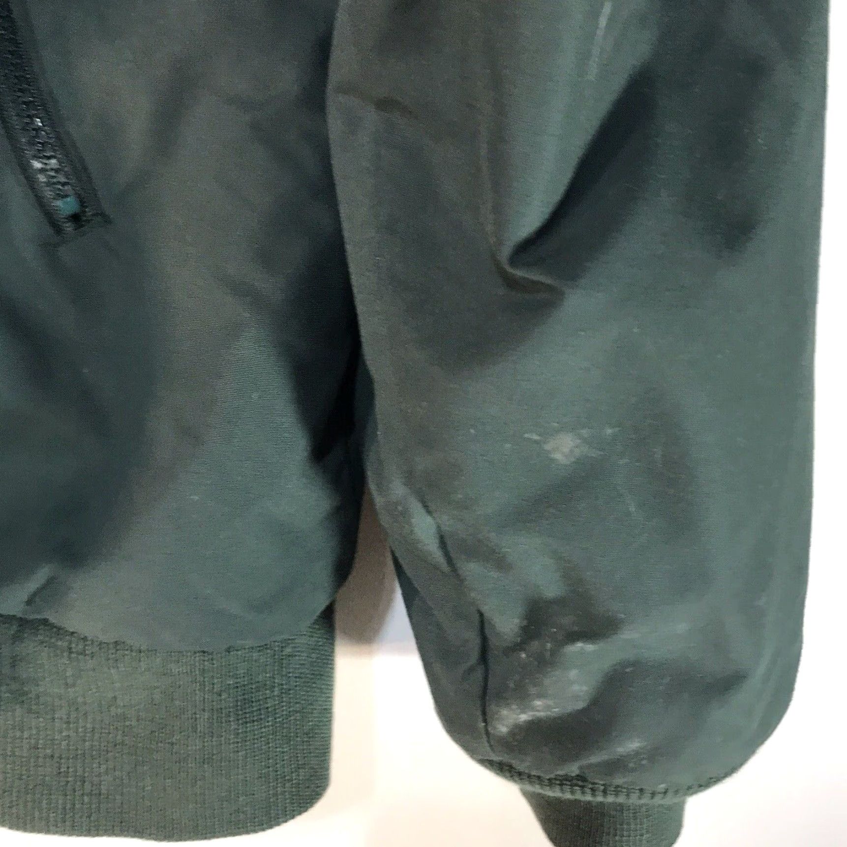 Vintage LL Bean Green Fleece Lined Full Zip Jacket Mens Size XL Size US XL / EU 56 / 4 - 2 Thumbnail