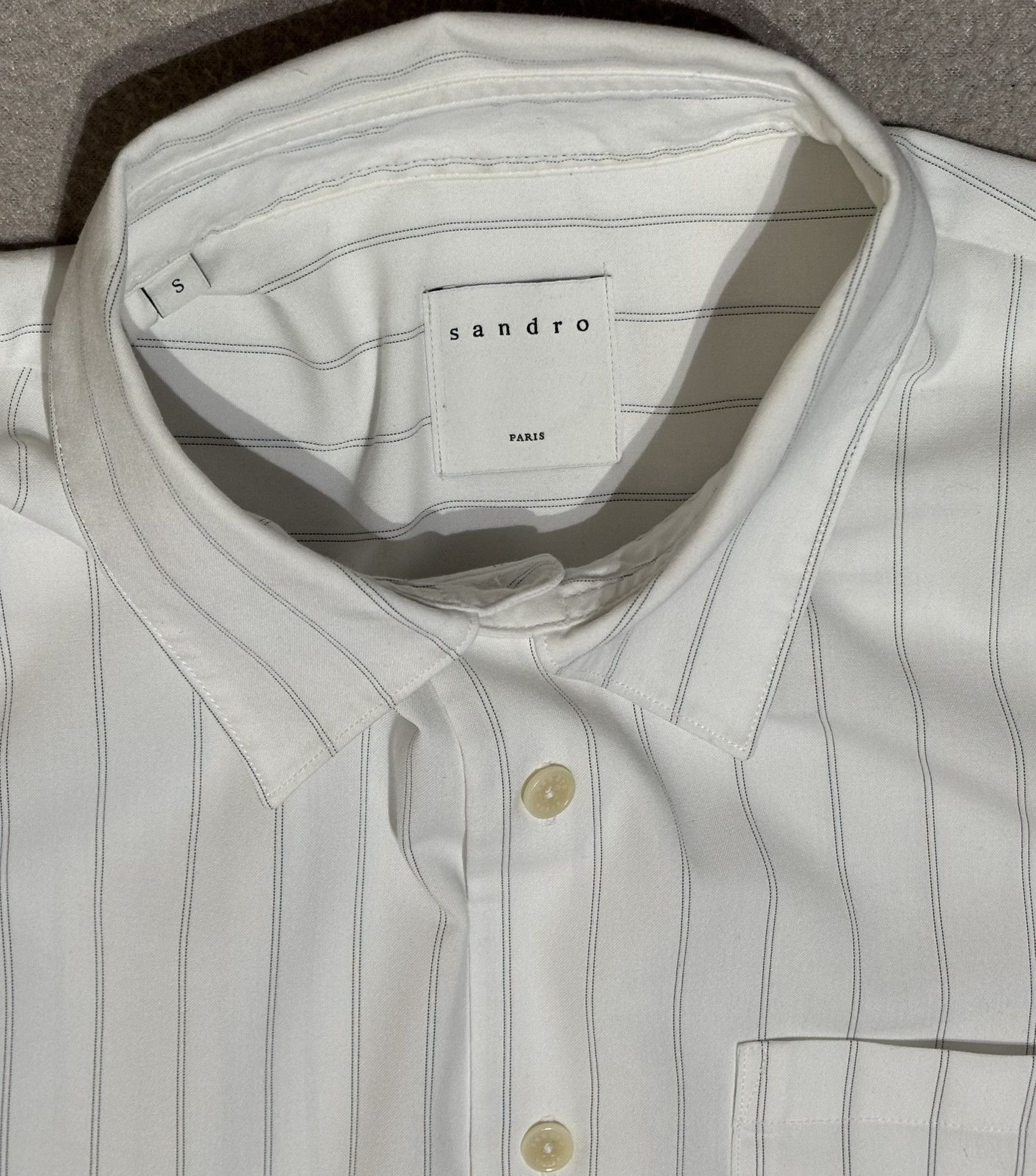 Sandro Sandro White shirt size S Size US S / EU 44-46 / 1 - 9 Thumbnail