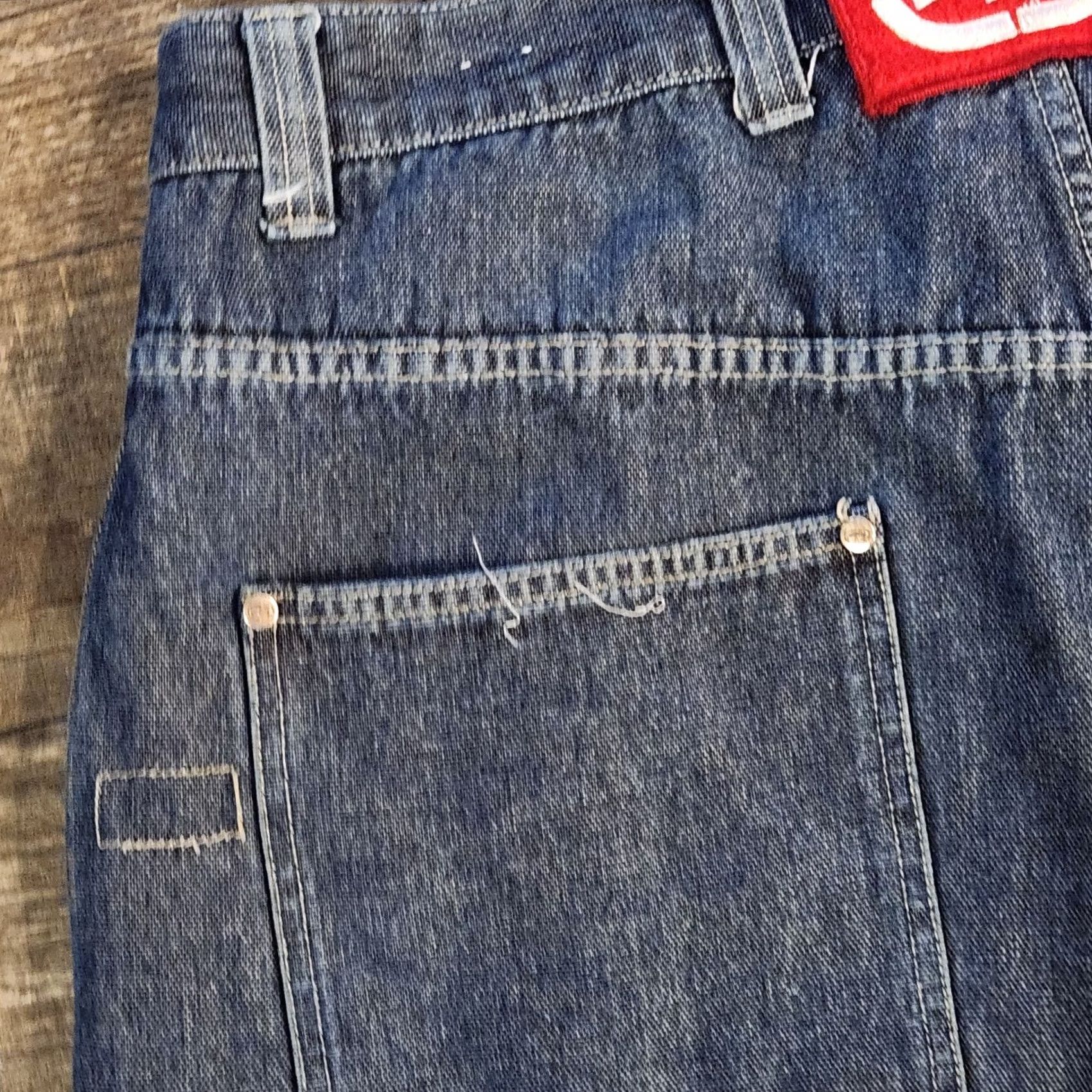 Ecko Unltd. Vintage Ecko Unltd Shorts Mens 38 Denim Baggy Carpenter Hip Hop Skater 90s - Pre-Owned Size US 38 / EU 54 - 7 Thumbnail