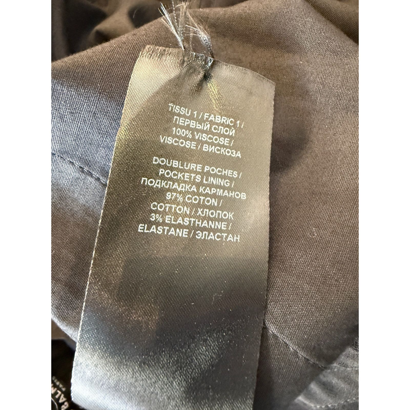 Balmain Balmain Slouchy Crepe Tapered-leg Track Pants Size US 34 / EU 50 - 8 Thumbnail