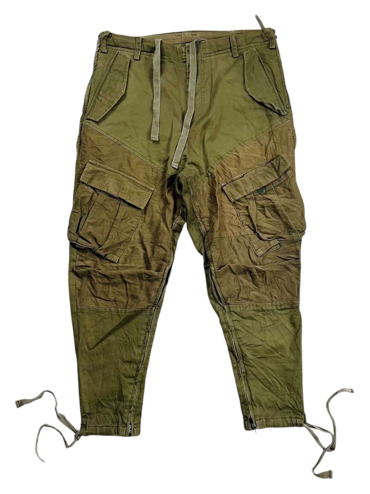 If Six Was Nine 2000s Yoshihiro Hamato - Apocalypse Style Cargo Pants Size US 29 - 3 Thumbnail