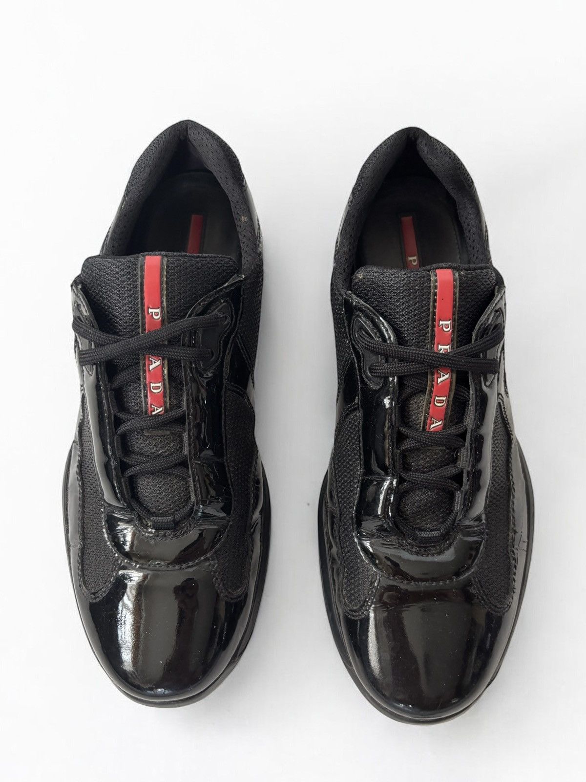 Prada Vintage Prada American Cup Patent leather sneakers Size US 8 / EU 41 - 3 Thumbnail